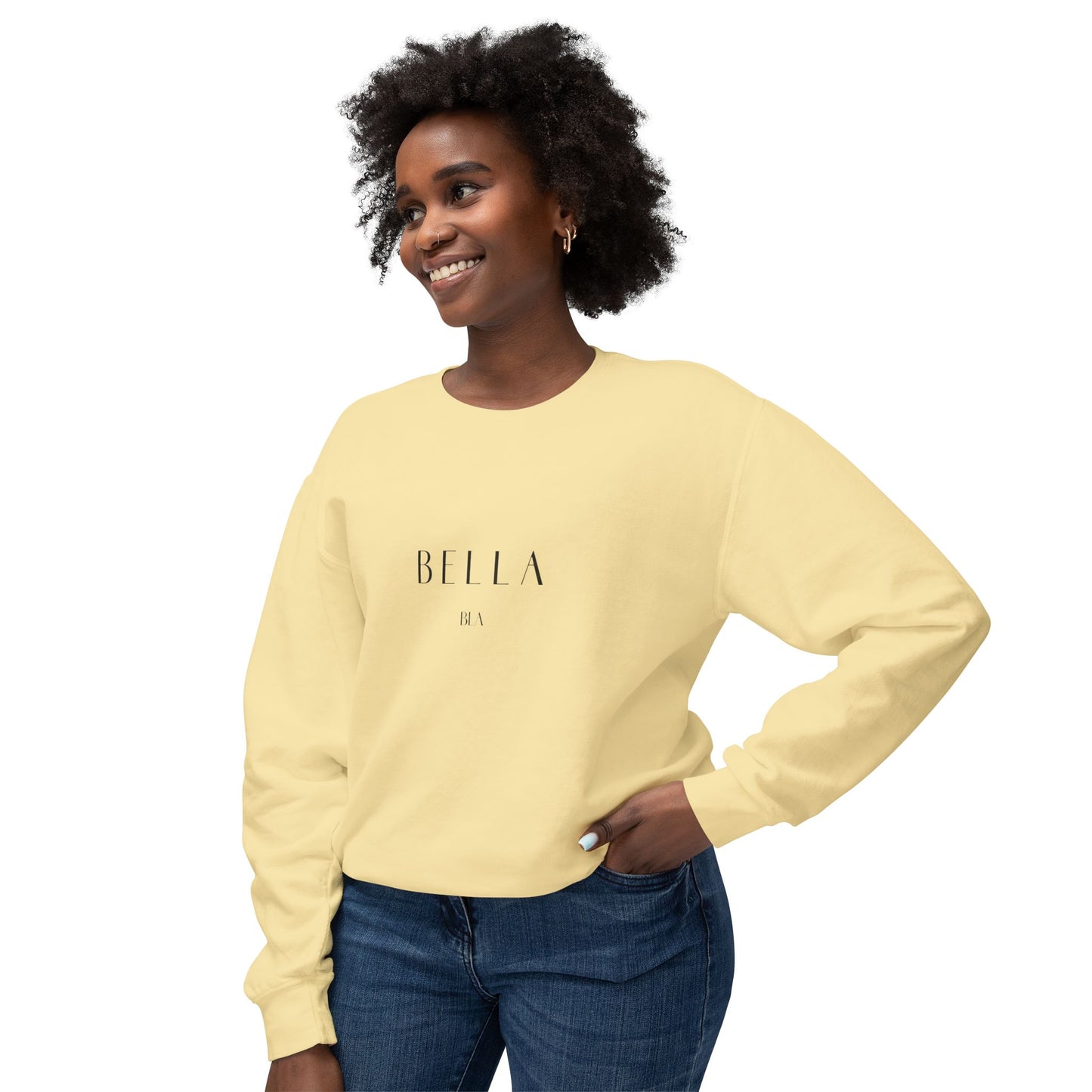 Bella Bla Lightweight Crewneck Sweatshirt