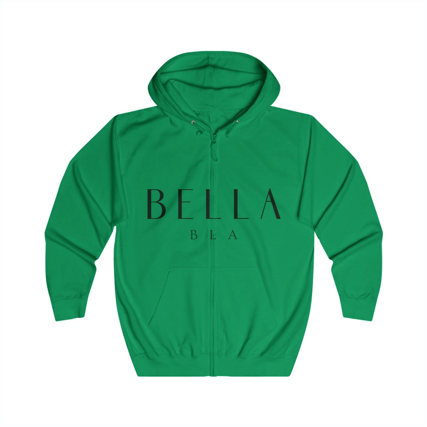 Minimalist Unisex Full Zip Hoodie - Stylish & Comfortable