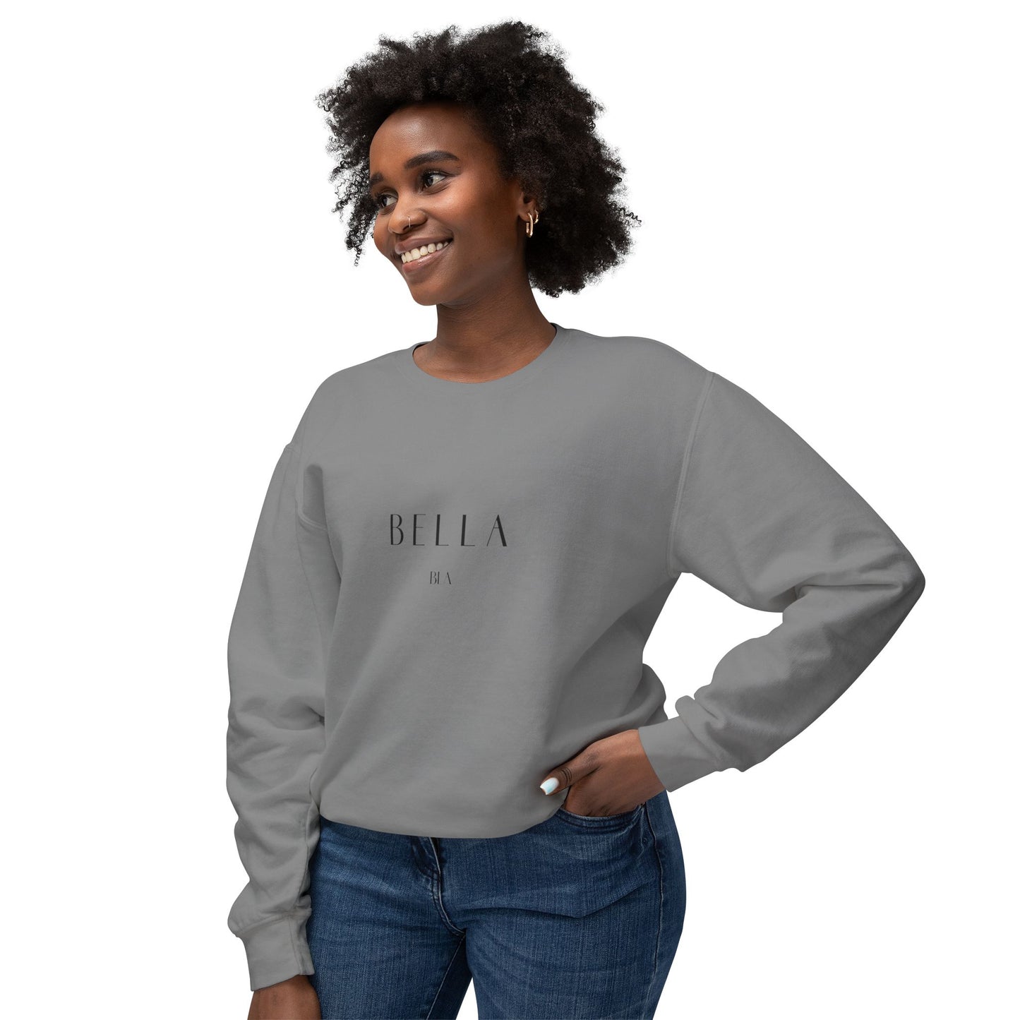 Bella Bla Lightweight Crewneck Sweatshirt
