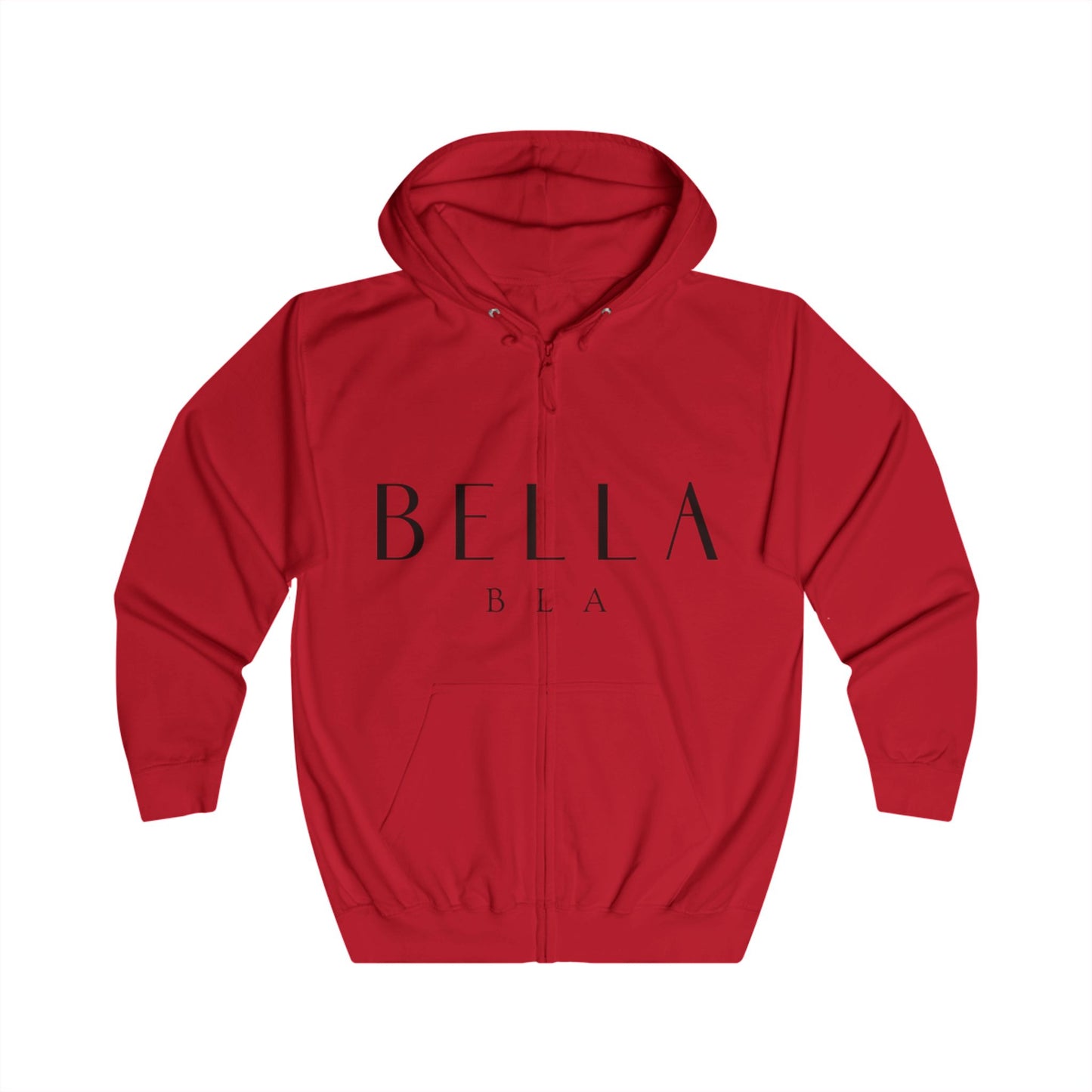 Minimalist Unisex Full Zip Hoodie - Stylish & Comfortable