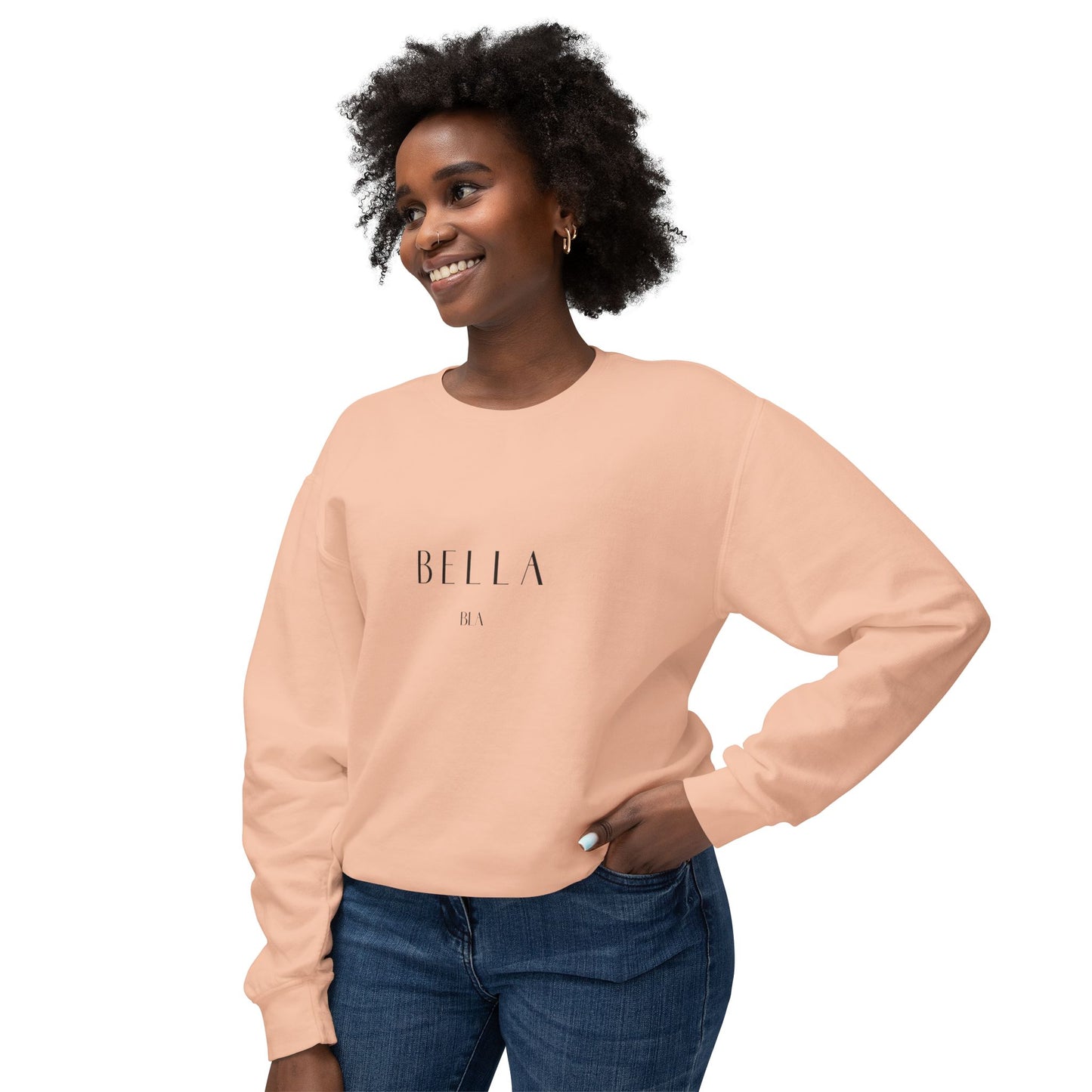 Bella Bla Lightweight Crewneck Sweatshirt