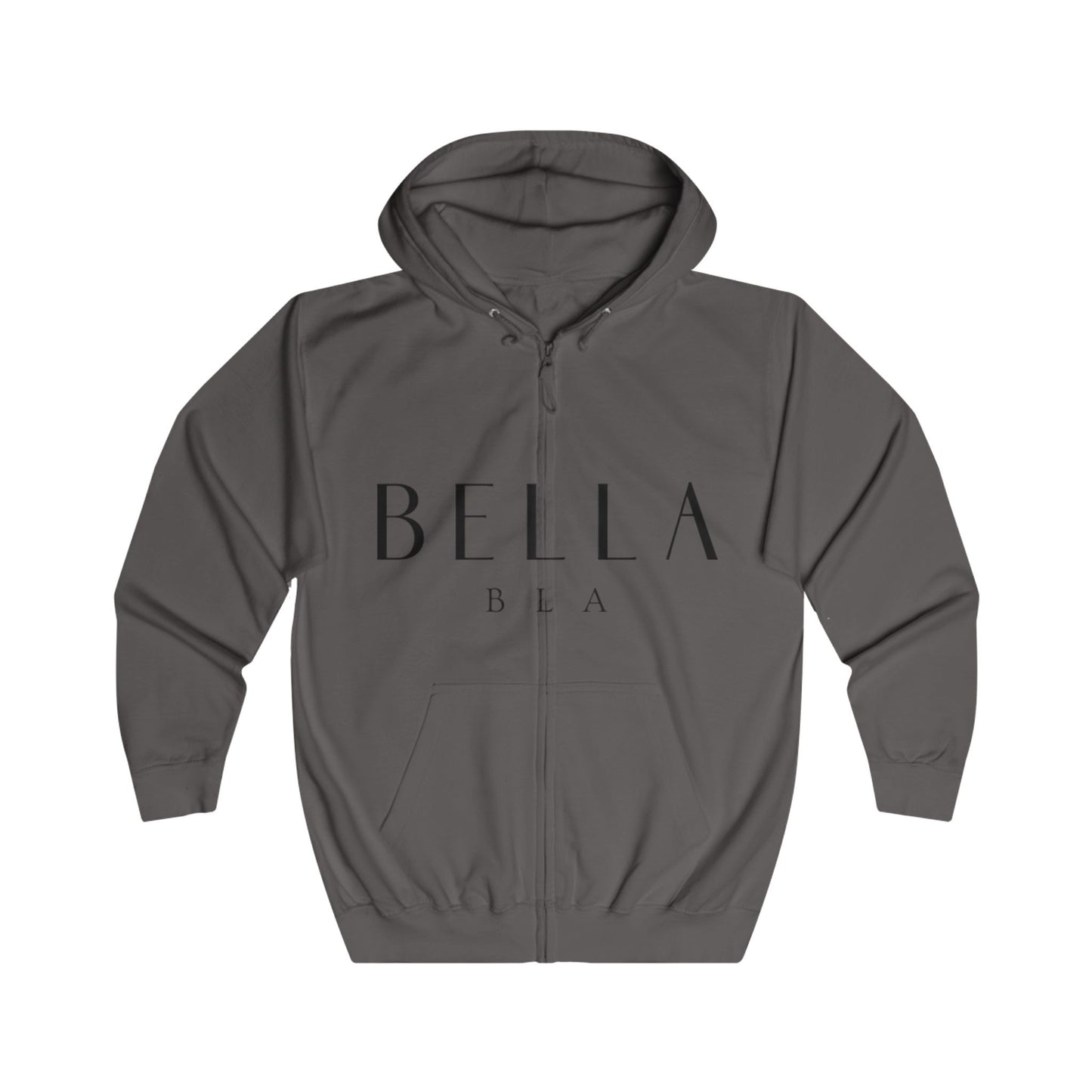 Minimalist Unisex Full Zip Hoodie - Stylish & Comfortable