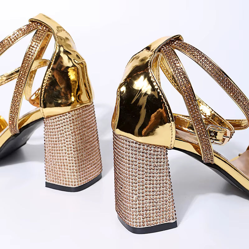 Rhinestone Heels