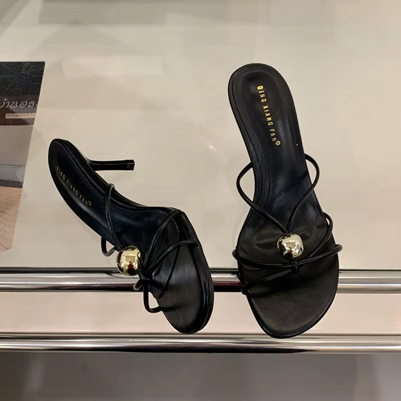 Thin Heel Slides