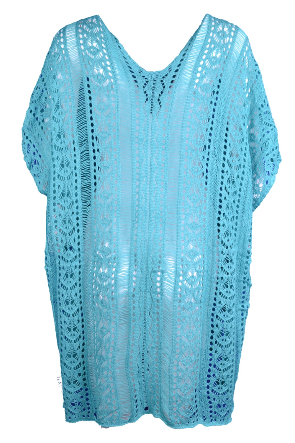 BELLA trendsi cutout V-neck cover-up with tassel details, lightweight beachwear for stylish sun protection.