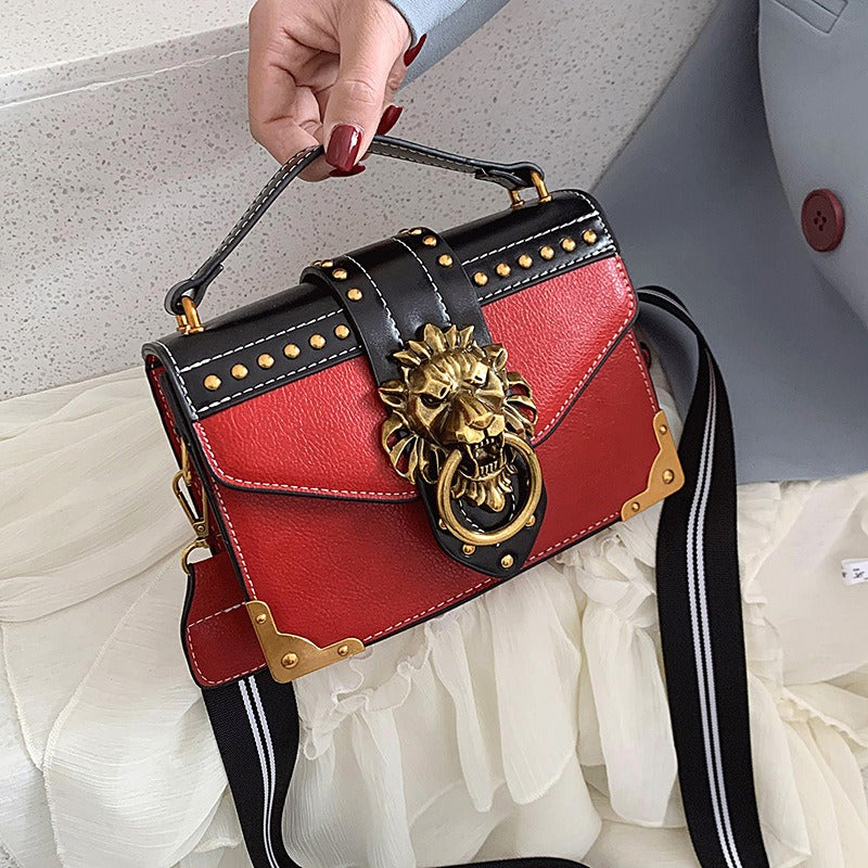 Lion Head Crossbody Bag