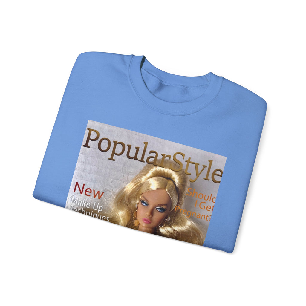 Printify fashion graphic crewneck sweatshirt with a colorful printed design on soft fabric, casual and comfortable for everyday wear.