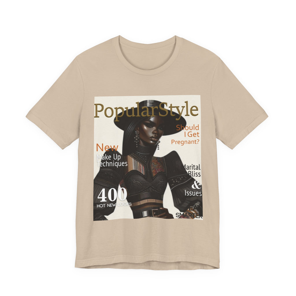 Printify Fashion Graffic short sleeve T-shirt with colorful graphic design on a white background.