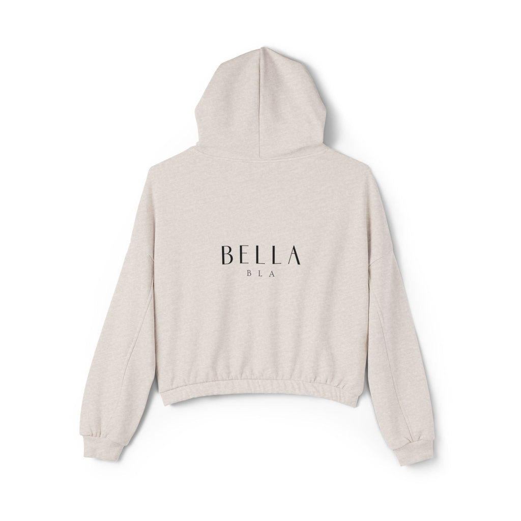 Luxury cinched bottom hoodie by Printify with a relaxed fit, soft fabric, and stylish design, shown in a casual wear setting.