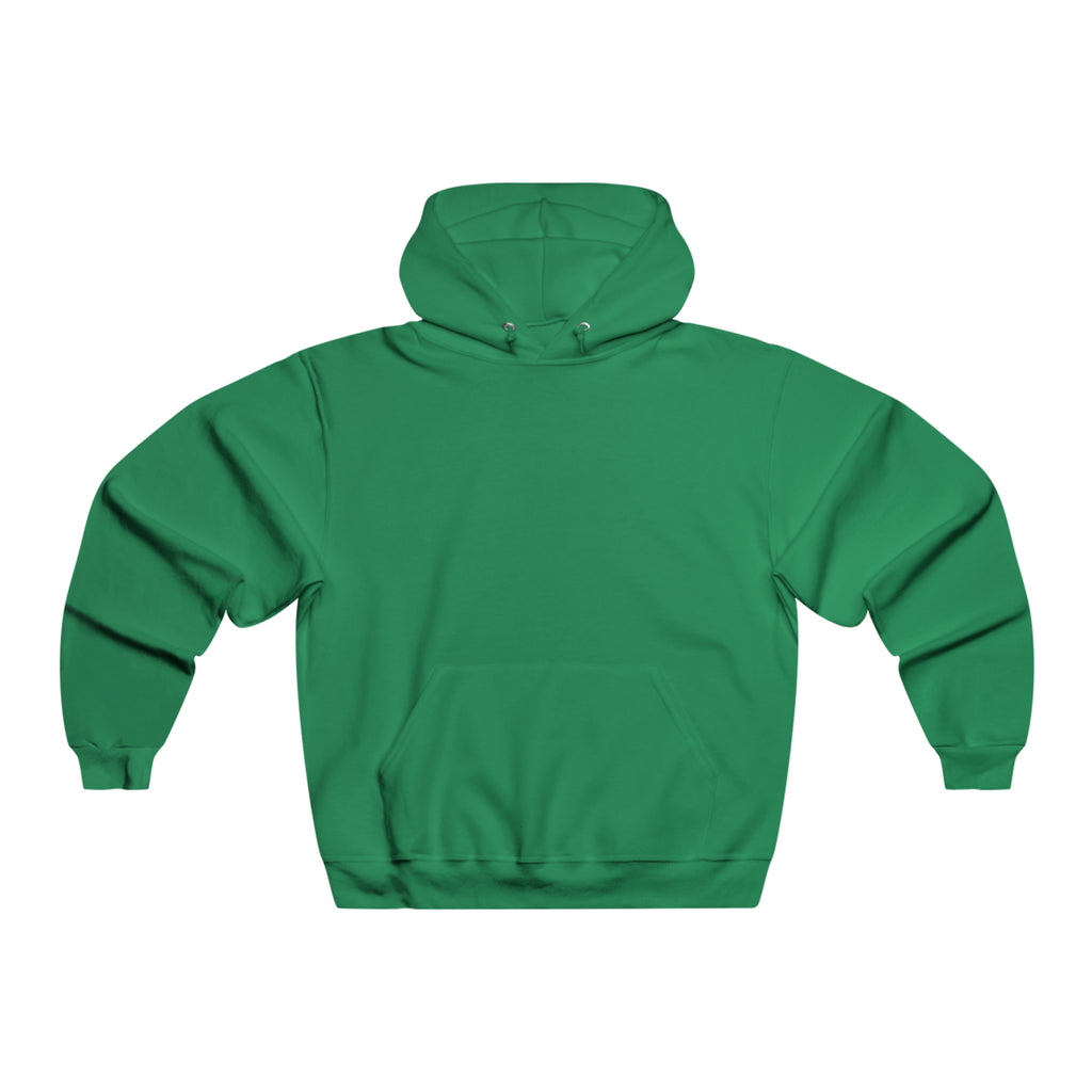 Printify BELLA BLA QR Code hooded sweatshirt with front print, featuring a black hoodie with a bold QR code graphic.