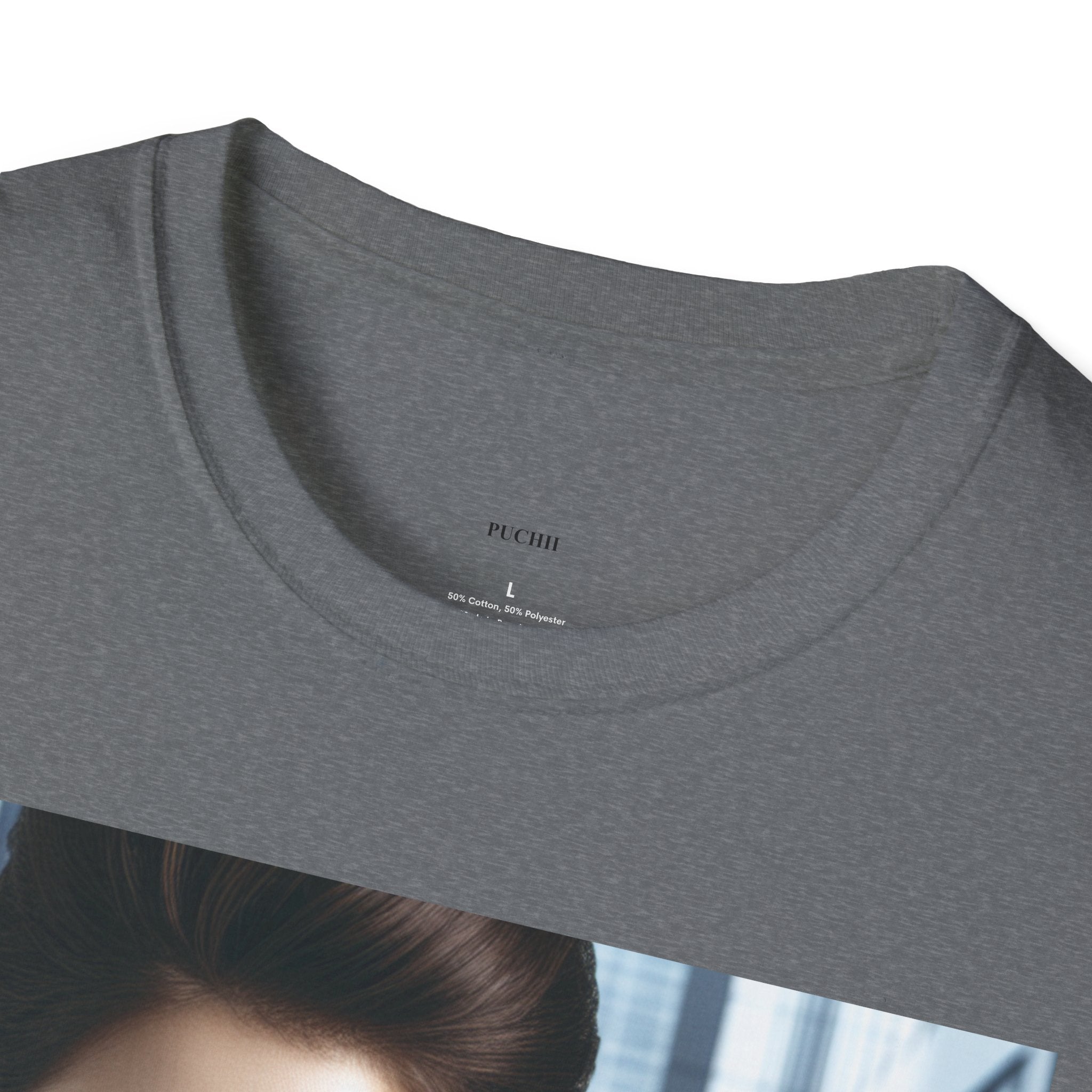Softstyle T-Shirt by Printify featuring a comfortable fit, plain design, and soft fabric in a casual style.