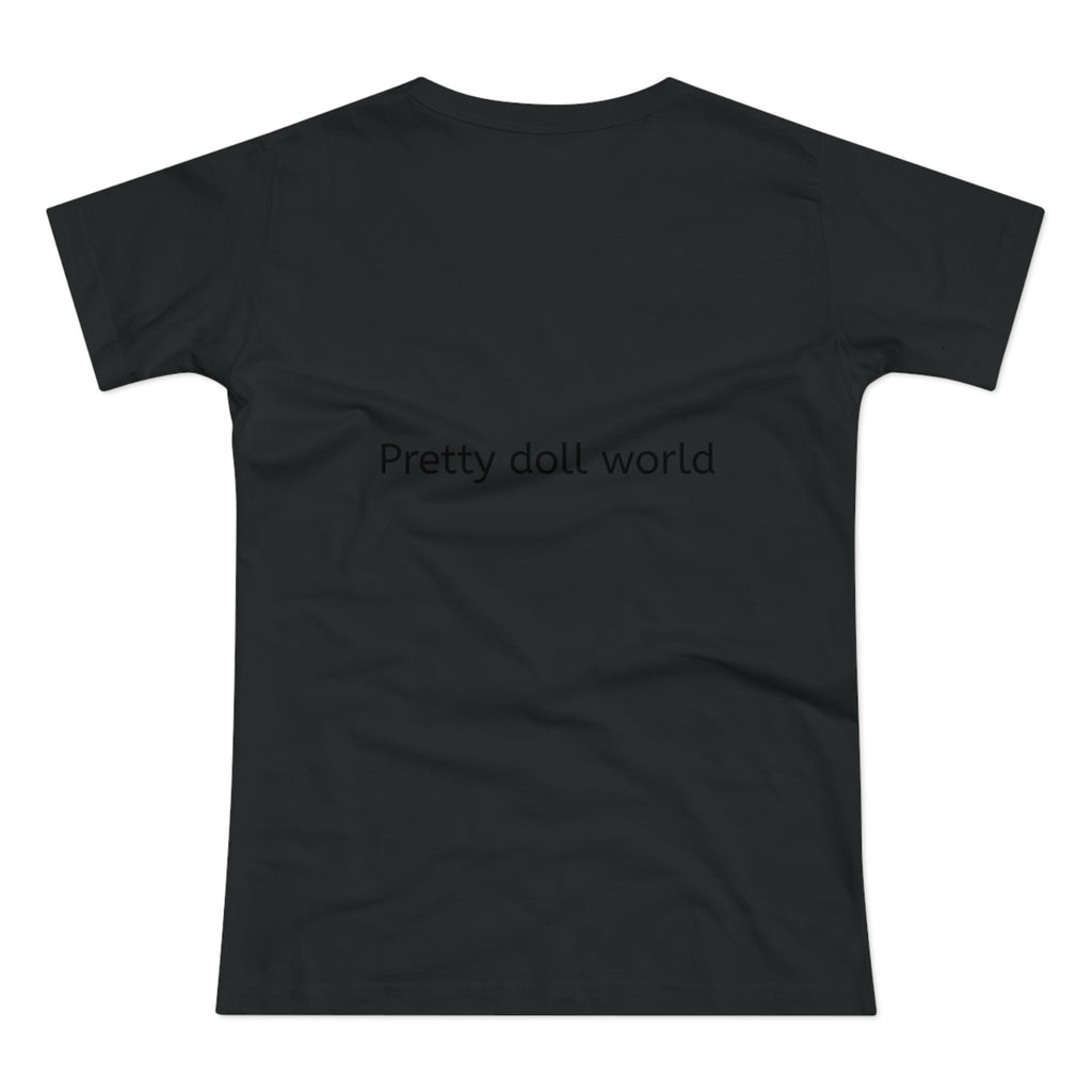 BELLA Pretty Doll World Boss T-shirt with colorful print, casual fit, and graphic design on soft fabric.