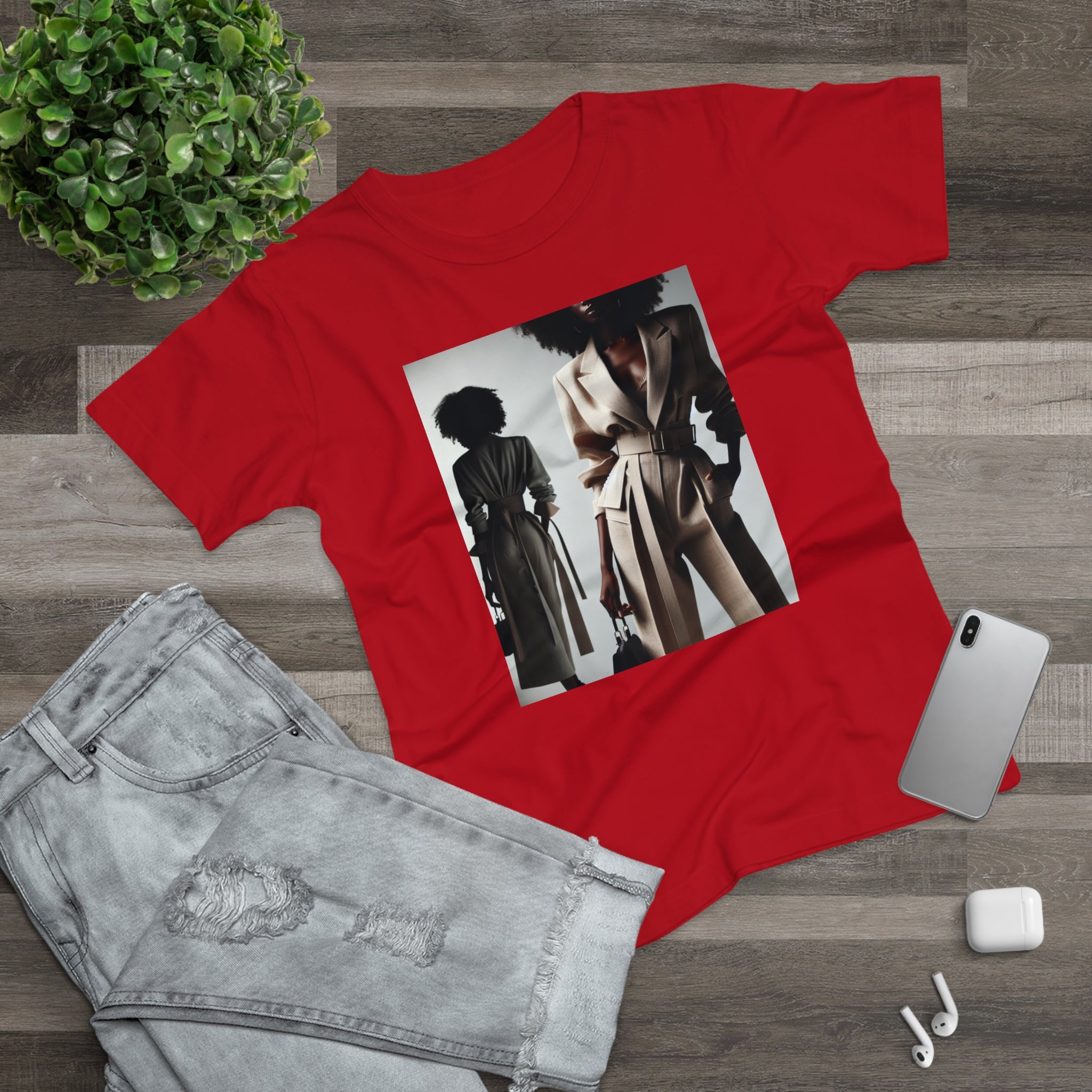 BELLA Pretty Doll World Boss T-shirt with colorful print, casual fit, and graphic design on soft fabric.