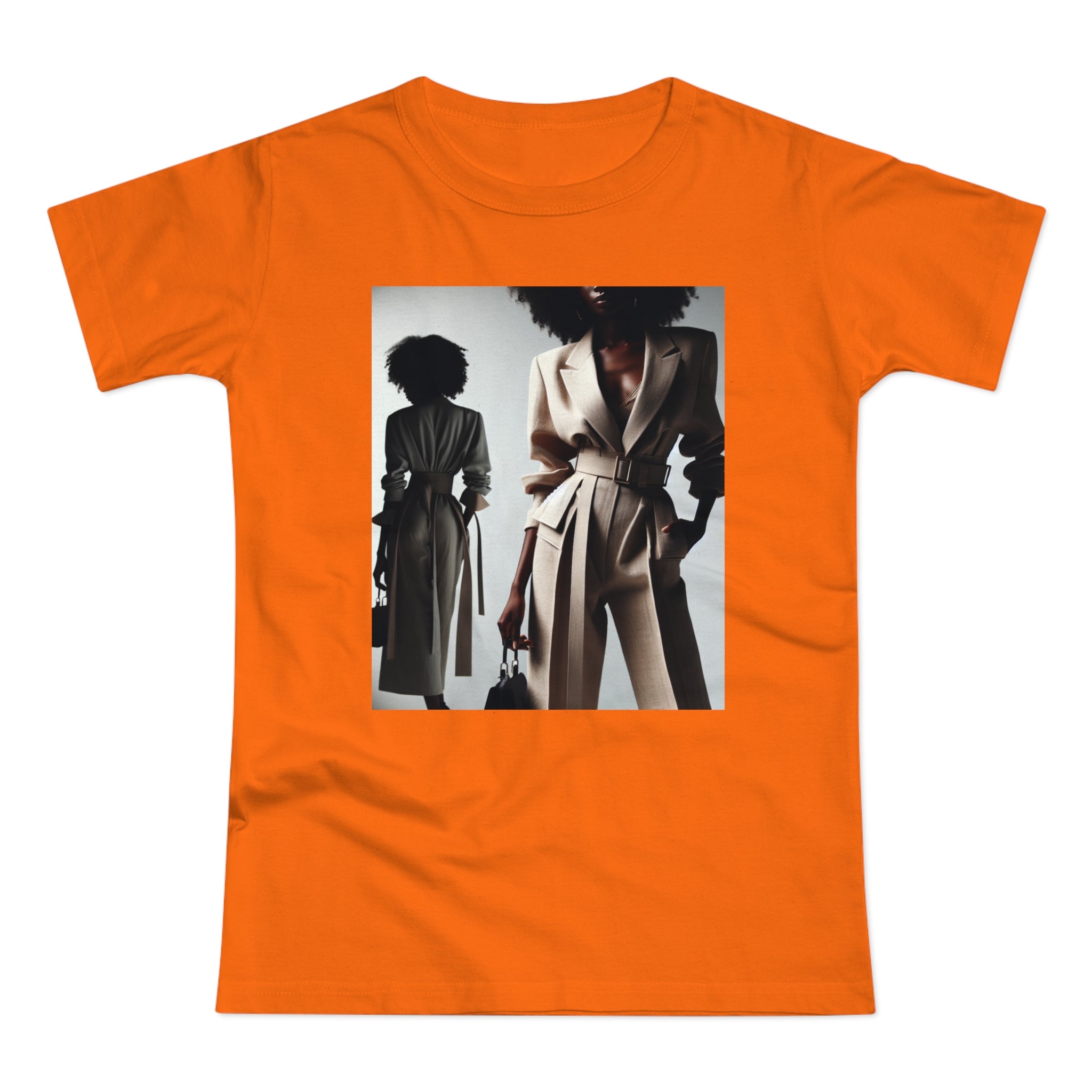 BELLA Pretty Doll World Boss T-shirt with colorful print featuring a playful doll graphic on a white cotton tee.