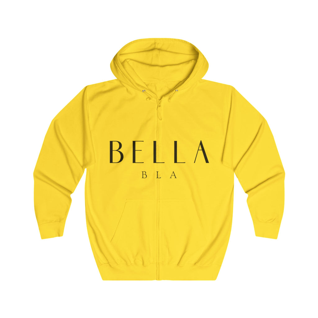 Minimalist Unisex Full Zip Hoodie - Stylish & Comfortable