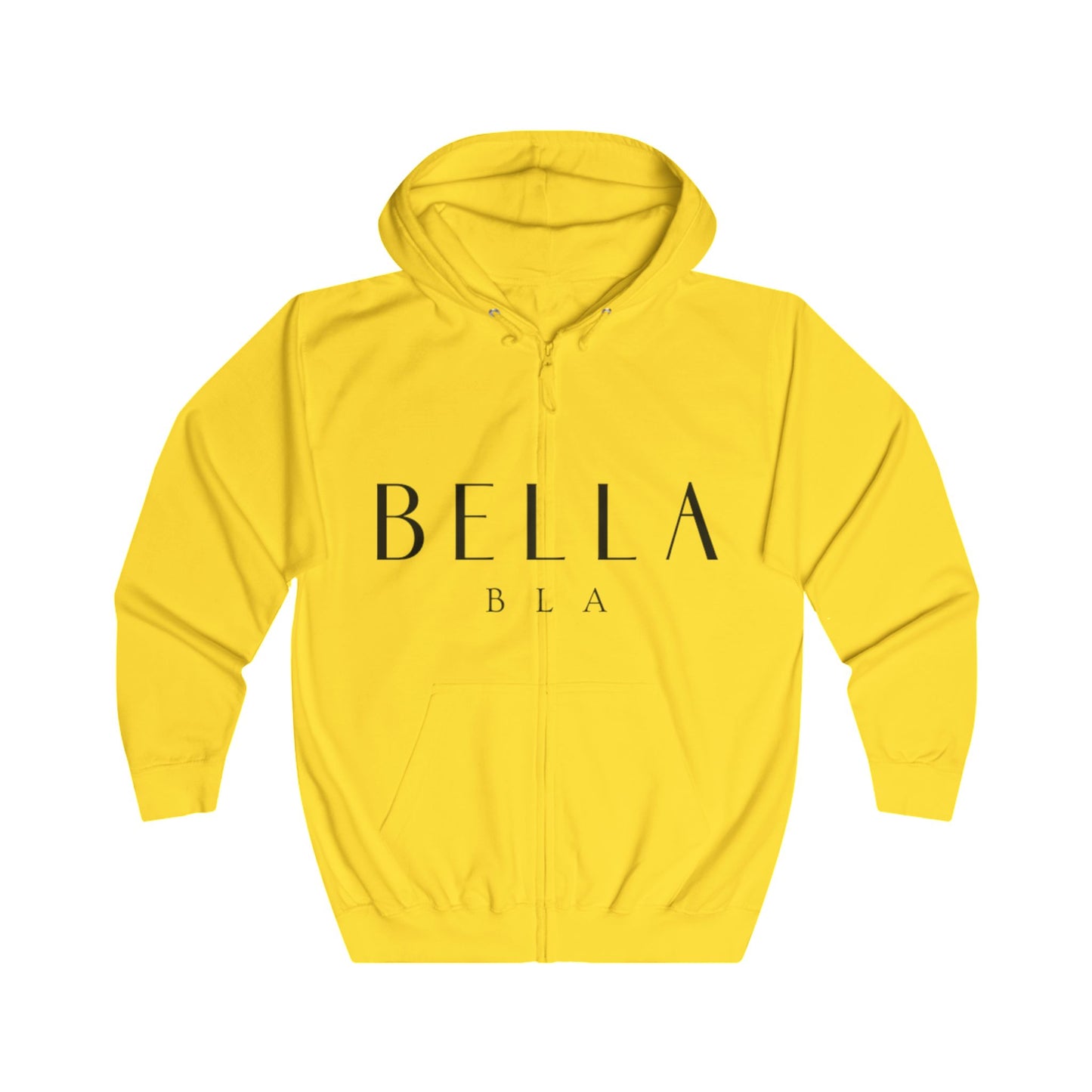 Minimalist Unisex Full Zip Hoodie - Stylish & Comfortable