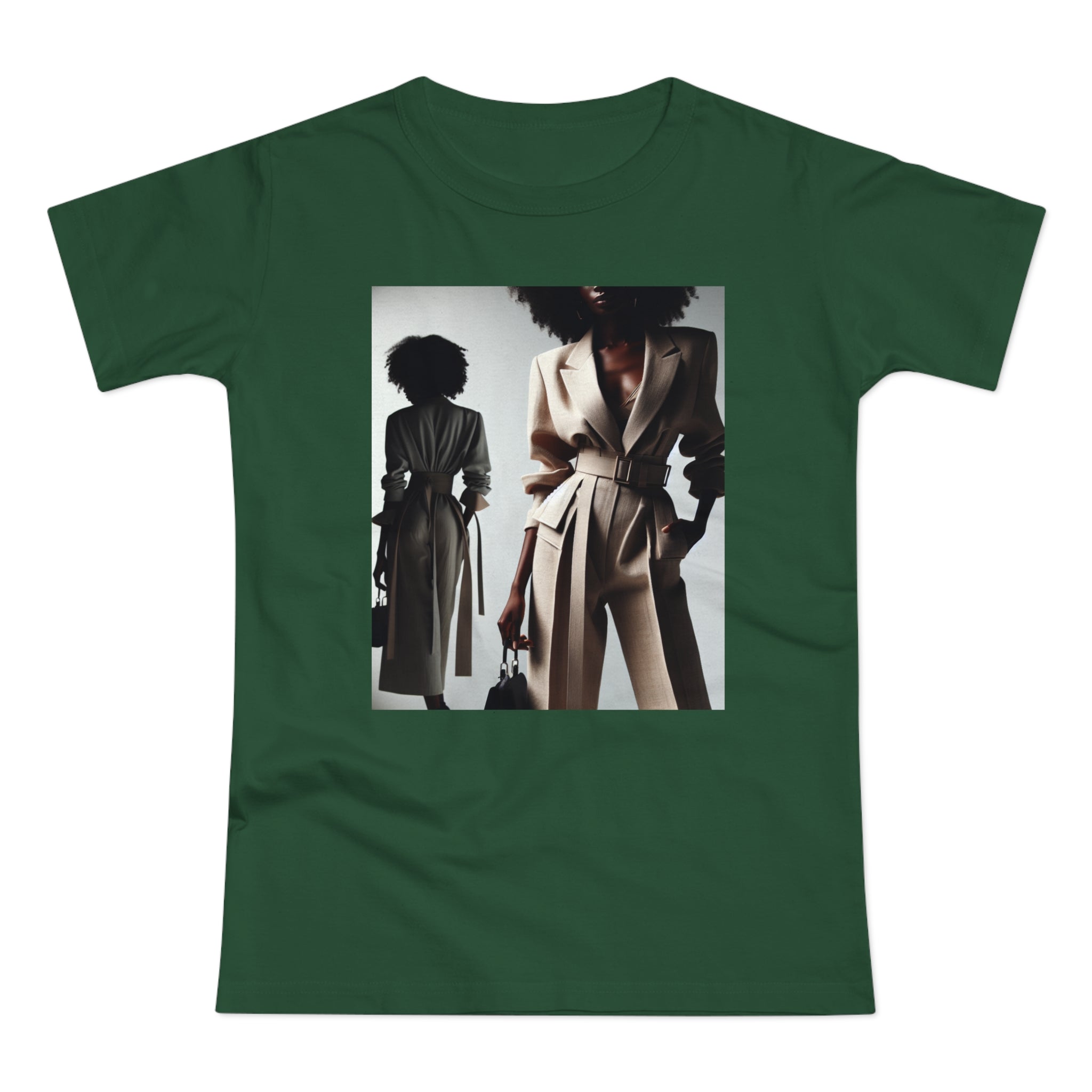 BELLA Pretty Doll World Boss T-shirt with colorful print, casual fit, made by Printify, featuring vibrant graphic design on front.