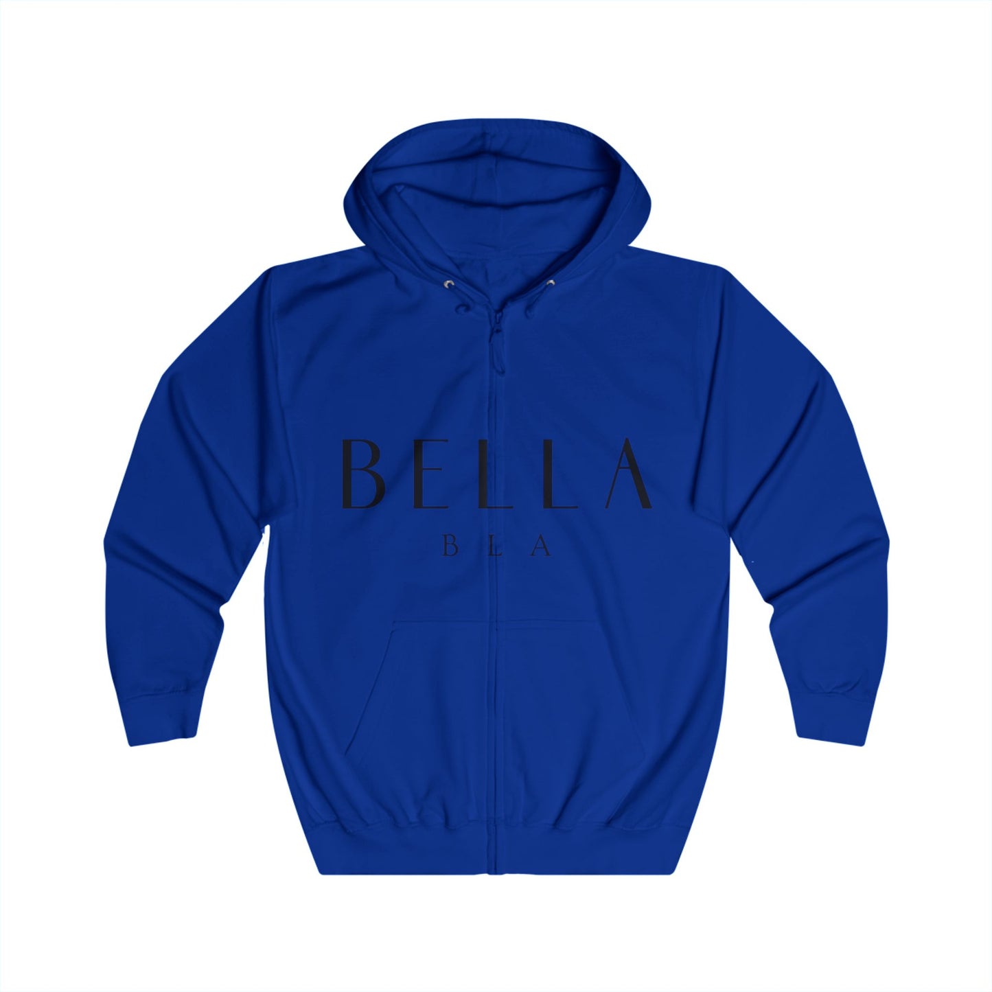 Minimalist Unisex Full Zip Hoodie - Stylish & Comfortable