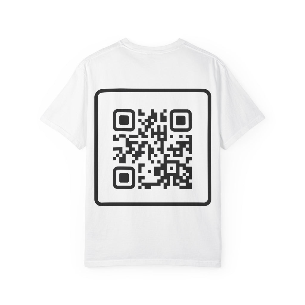 Graphic T-Shirt — "Normalizing Luxury" Retro Woman Design with QR Code