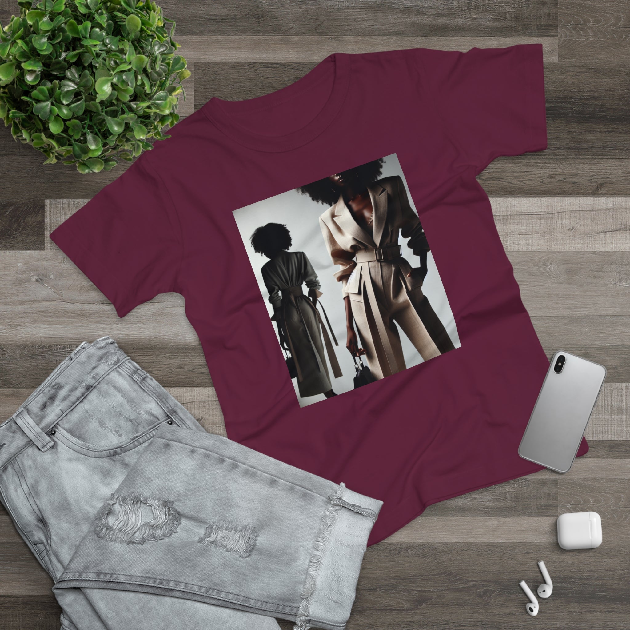 BELLA Pretty Doll World Boss T-shirt with vibrant print, casual fit, and graphic design on soft fabric.