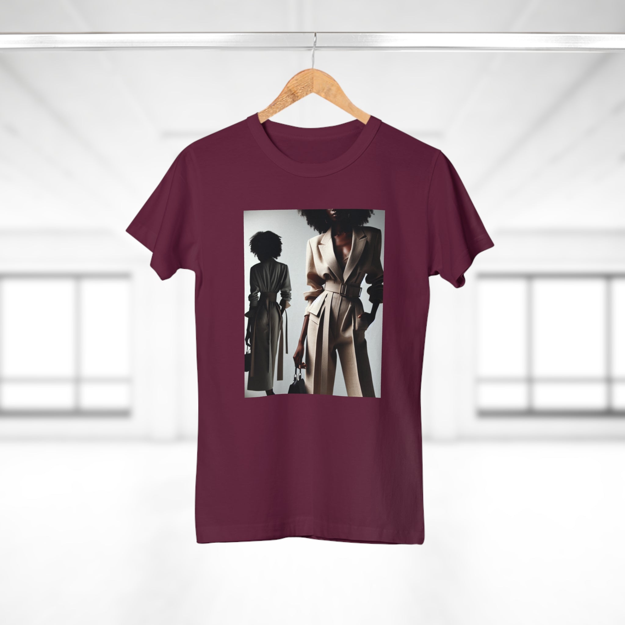BELLA Pretty Doll World Boss Tee featuring a colorful graphic print on a casual t-shirt for women.
