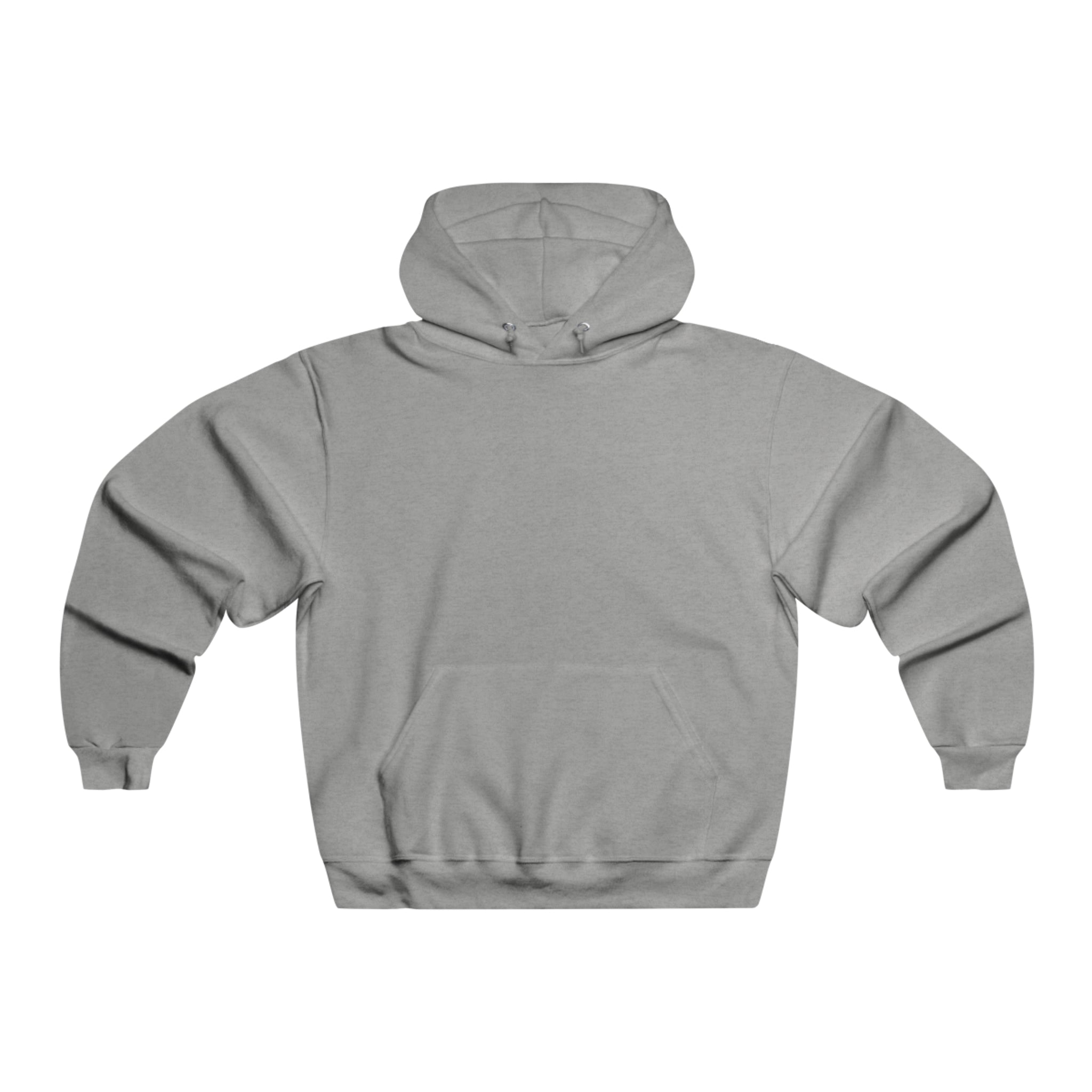 Black hooded sweatshirt with a printed QR code design by BELLA BLA, made by Printify, featuring a front zip and adjustable drawstrings.