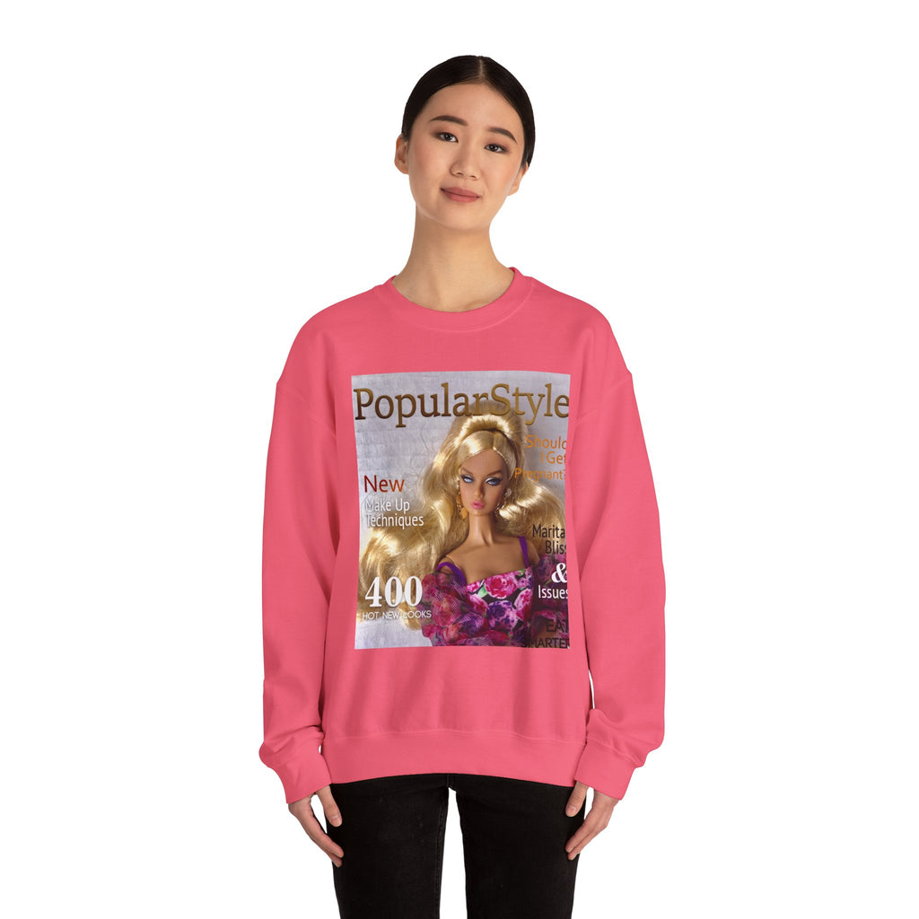 Printify graphic crewneck sweatshirt featuring a stylish design, made from soft fabric, ideal for casual and trendy outfits.