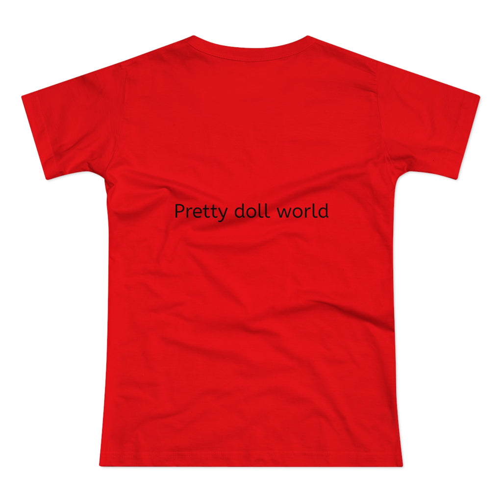 BELLA Pretty Doll World Boss T-shirt featuring colorful print and graphic design on soft fabric, casual wear for women.