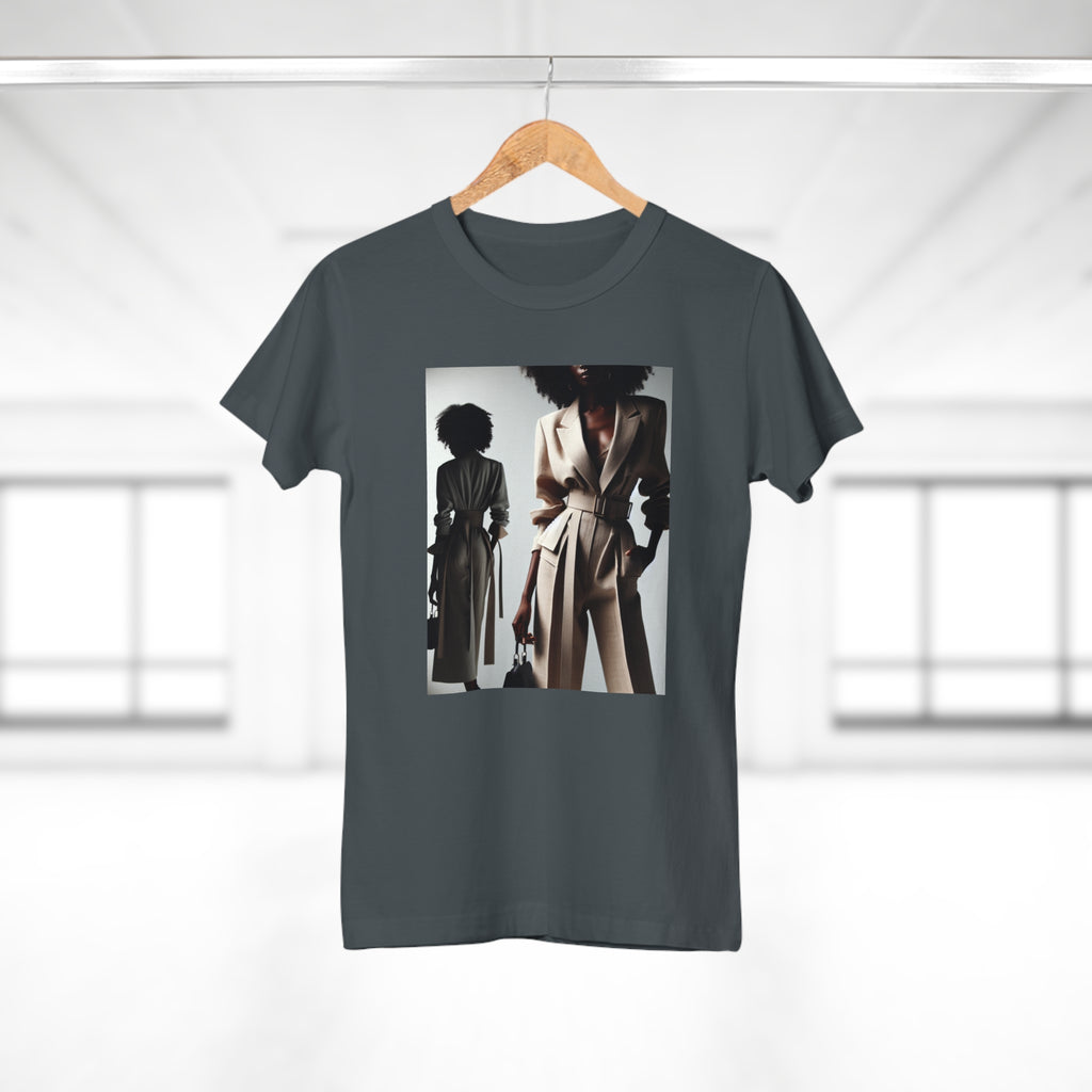 BELLA Pretty Doll World Boss Tee featuring a colorful graphic print on a casual T-shirt for women.