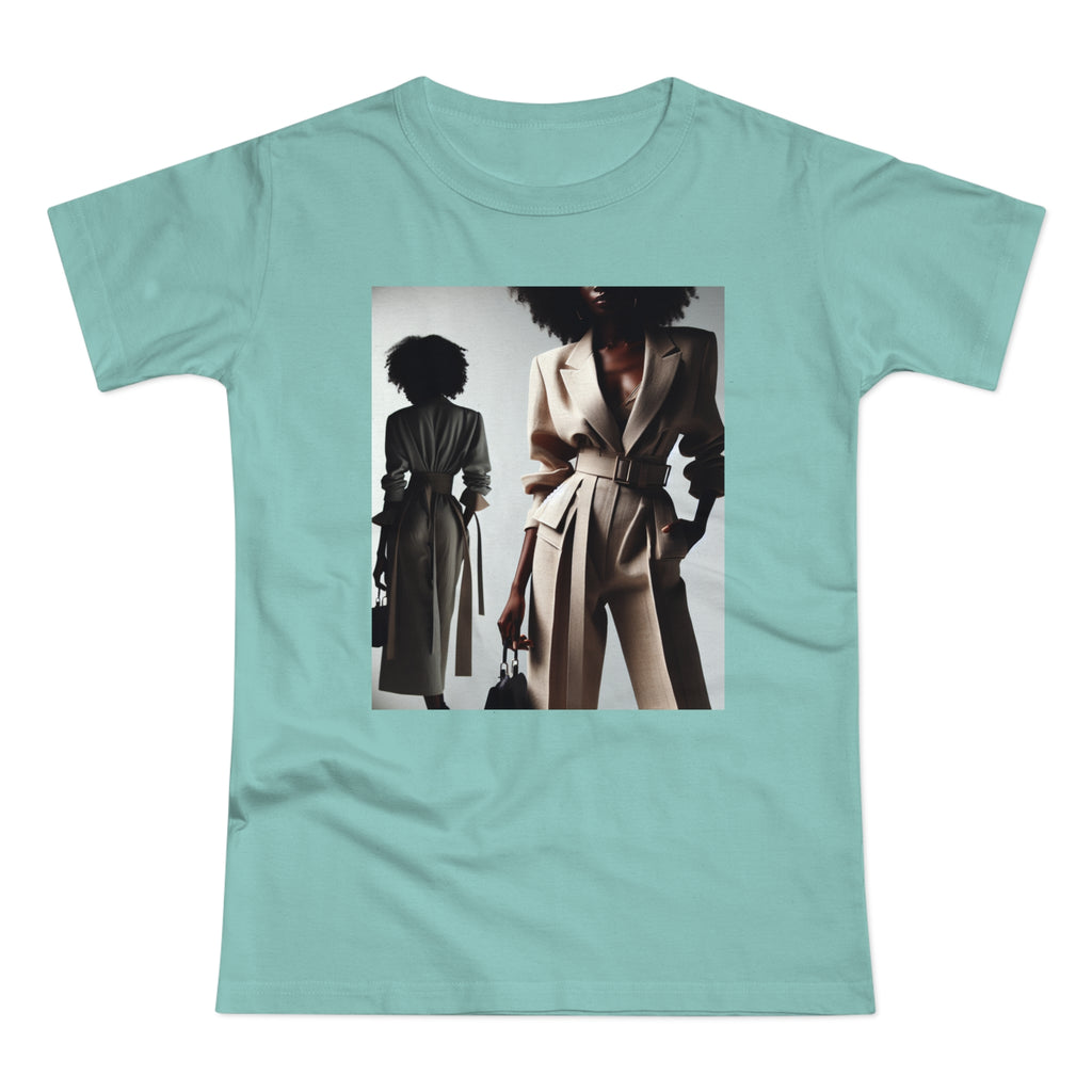 Pretty Doll World Boss T-shirt by BELLA featuring a colorful printed design on a casual tee.