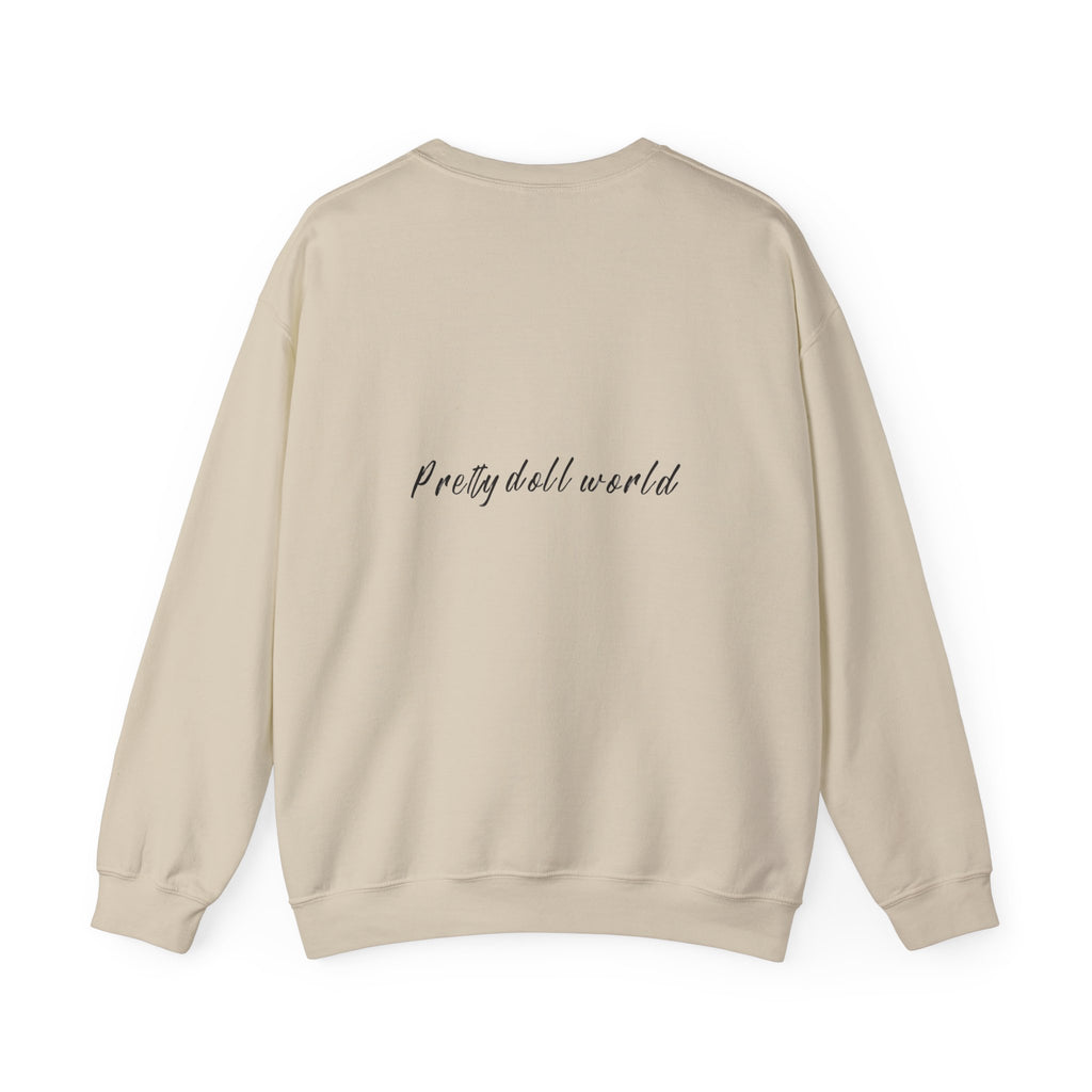 Printify fashion graphic crewneck sweatshirt showing a stylish design on a soft, comfortable sweatshirt in a casual fit.