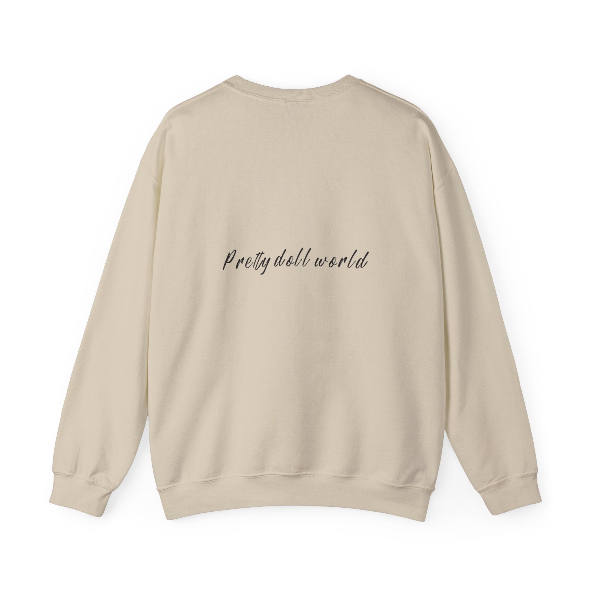 Printify fashion graphic crewneck sweatshirt showing a stylish design on a soft, comfortable sweatshirt in a casual fit.