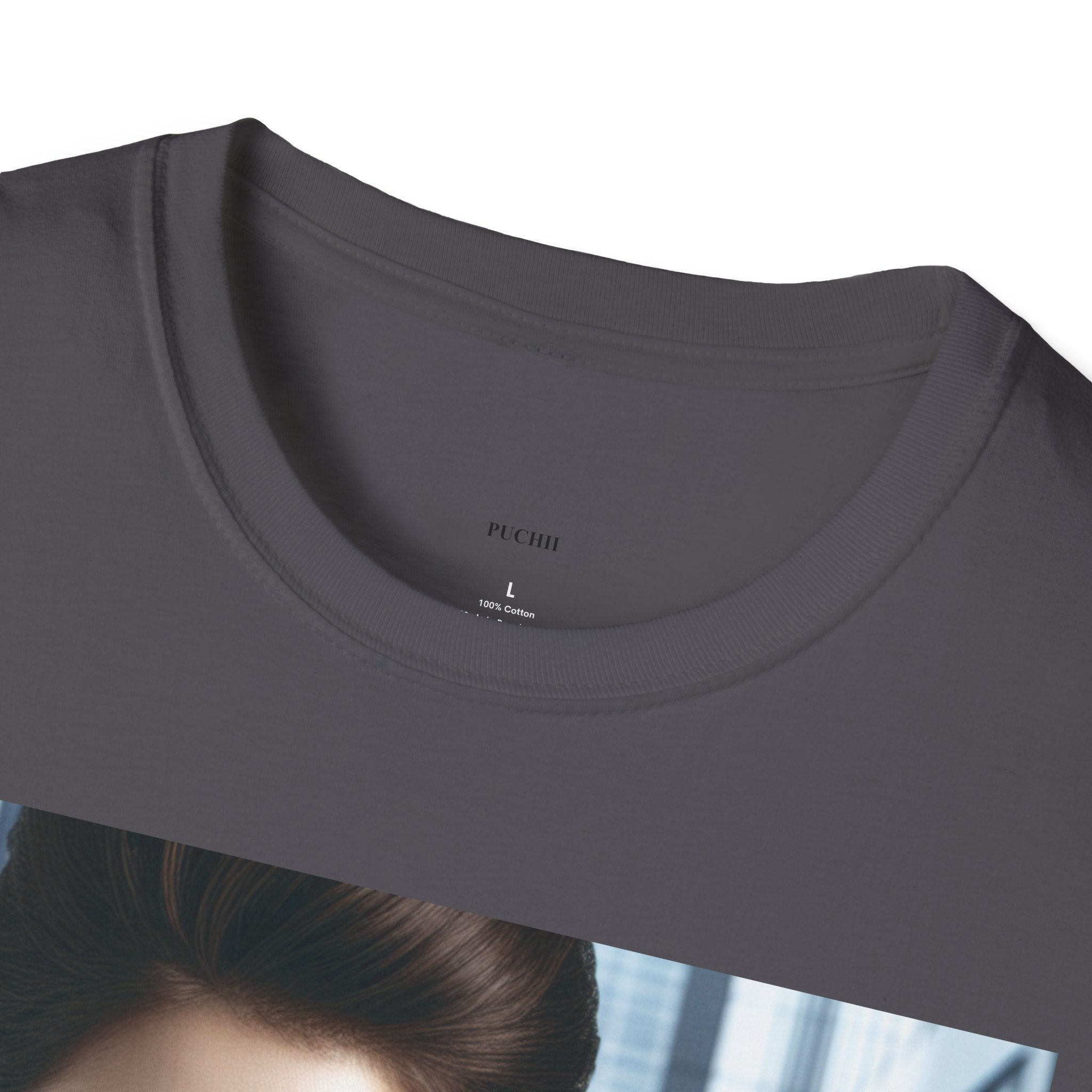 Softstyle T-Shirt by Printify featuring a comfortable fit, plain design, and soft fabric perfect for casual wear.