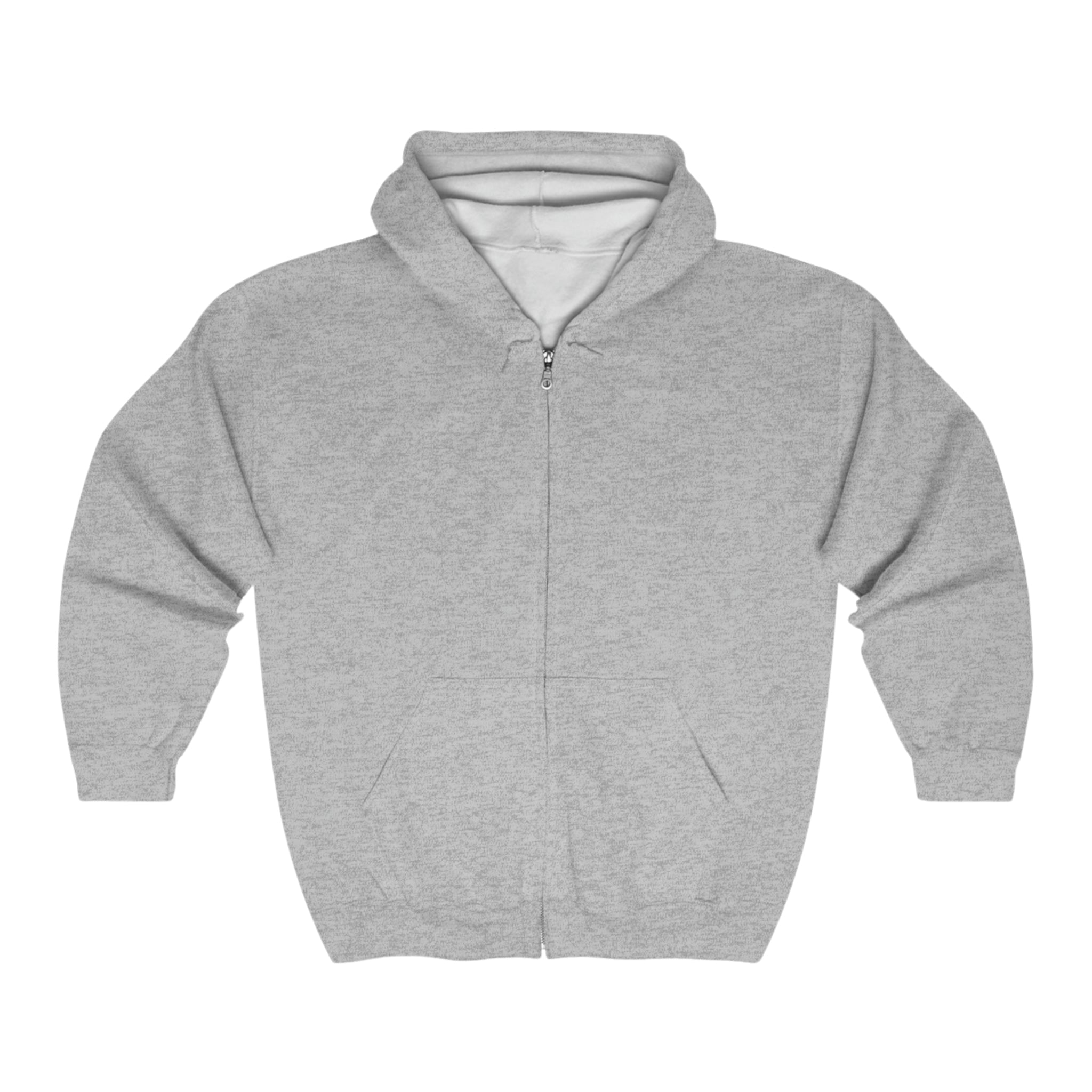 BELLA QR code full zip hoodie with hood, featuring a prominent QR code design on the front, casual and stylish sweatshirt.