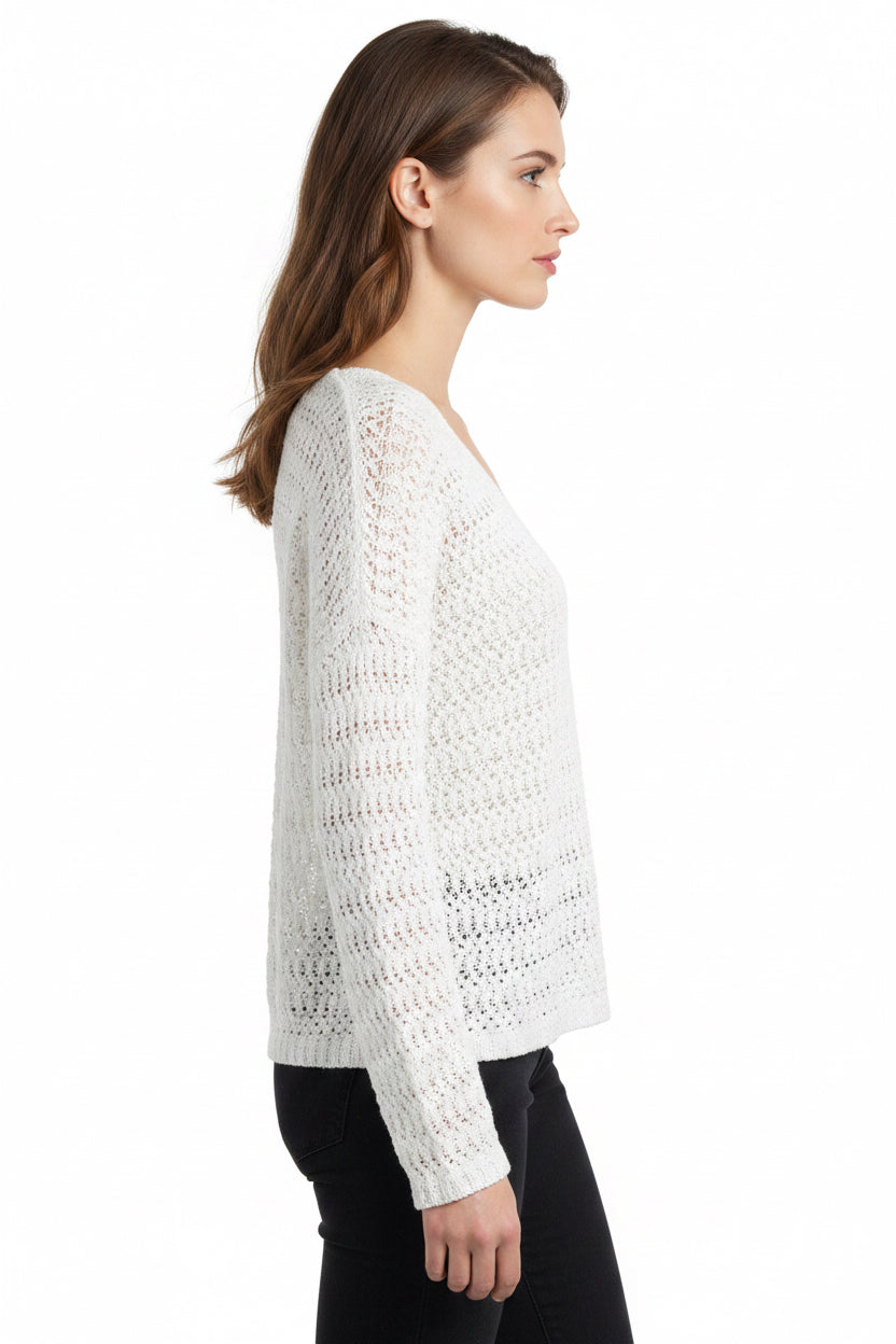 White Angel Wings Sweater | Long Sleeve Sweater White |The Puchii Shop