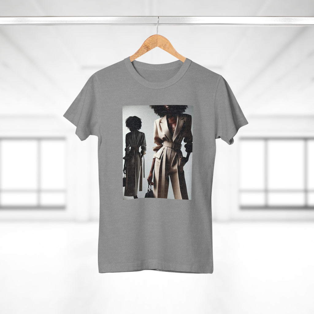 BELLA Pretty Doll World Boss graphic tee featuring colorful print and casual fit, ideal for trendy streetwear styles.