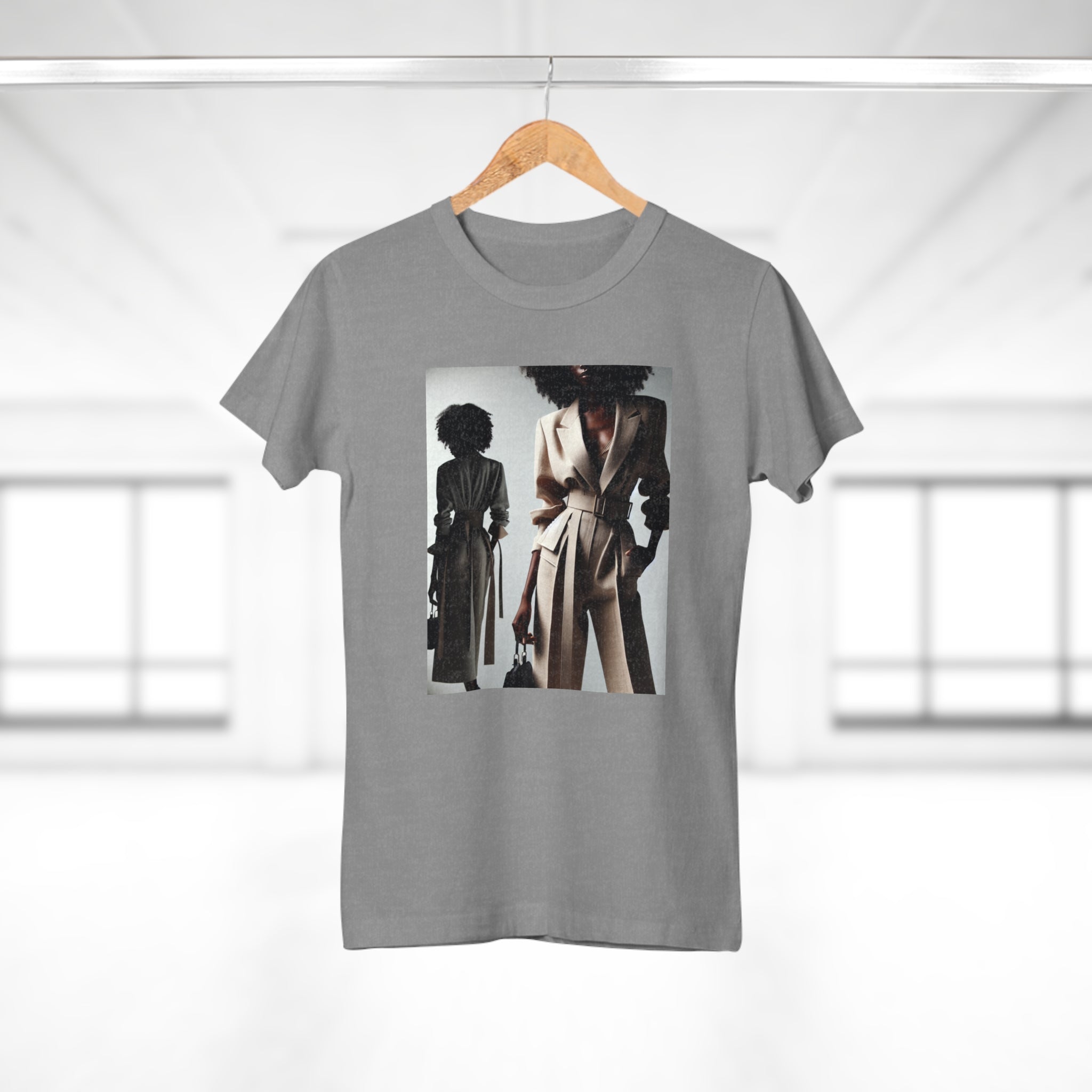 BELLA Pretty Doll World Boss graphic tee featuring colorful print and casual fit, ideal for trendy streetwear styles.