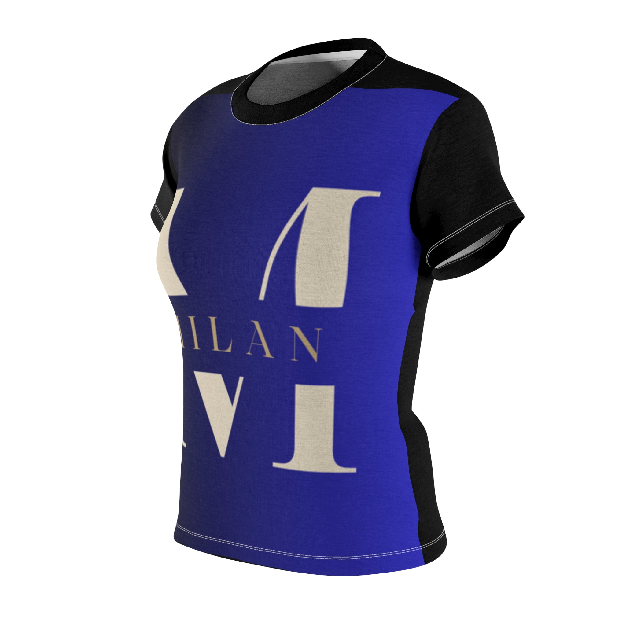 BELLA M is for Milan Tee featuring a colorful graphic print on soft fabric, perfect for casual wear.