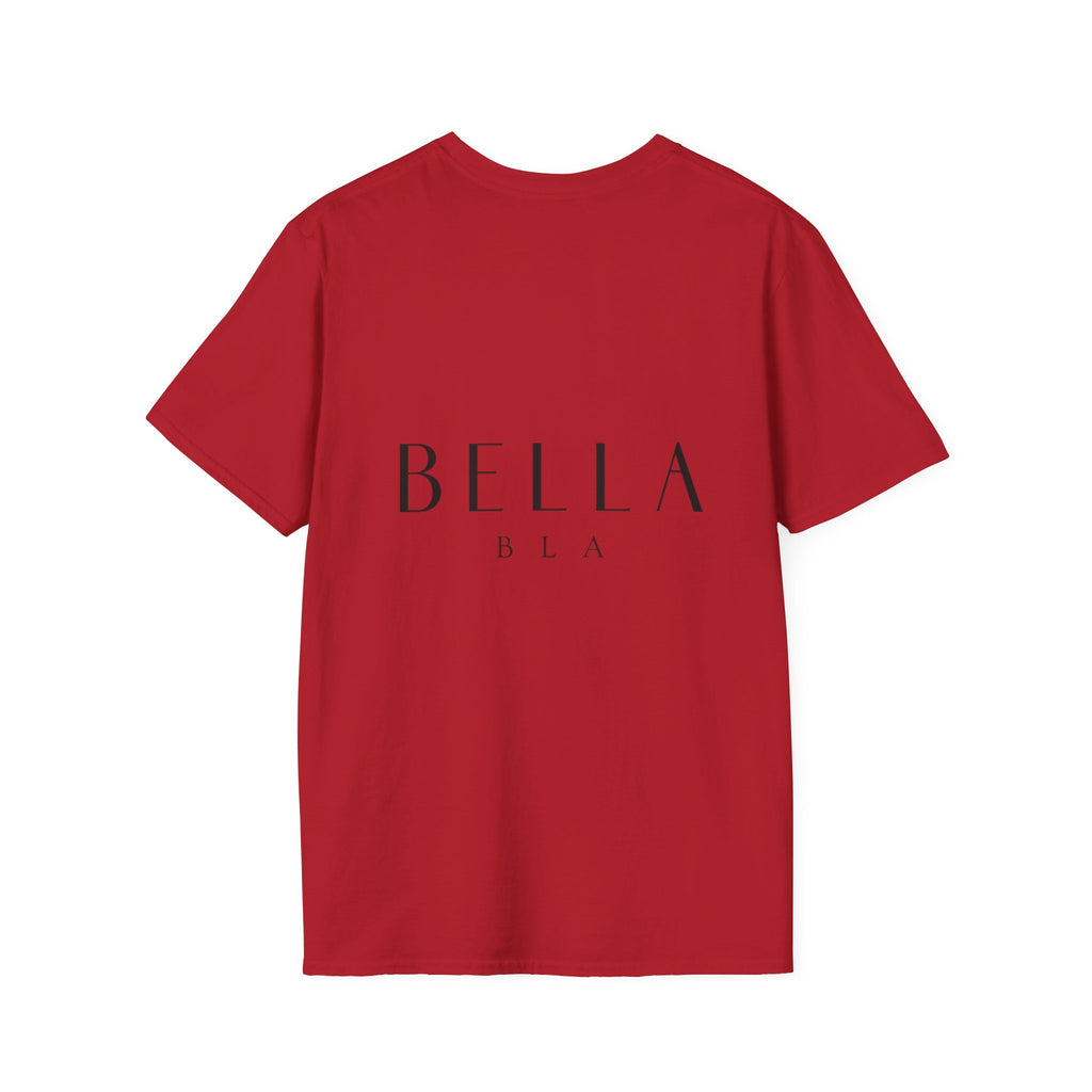 Printify Softstyle T-Shirt displayed flat, showing its smooth fabric, classic fit, and soft material in a neutral color.