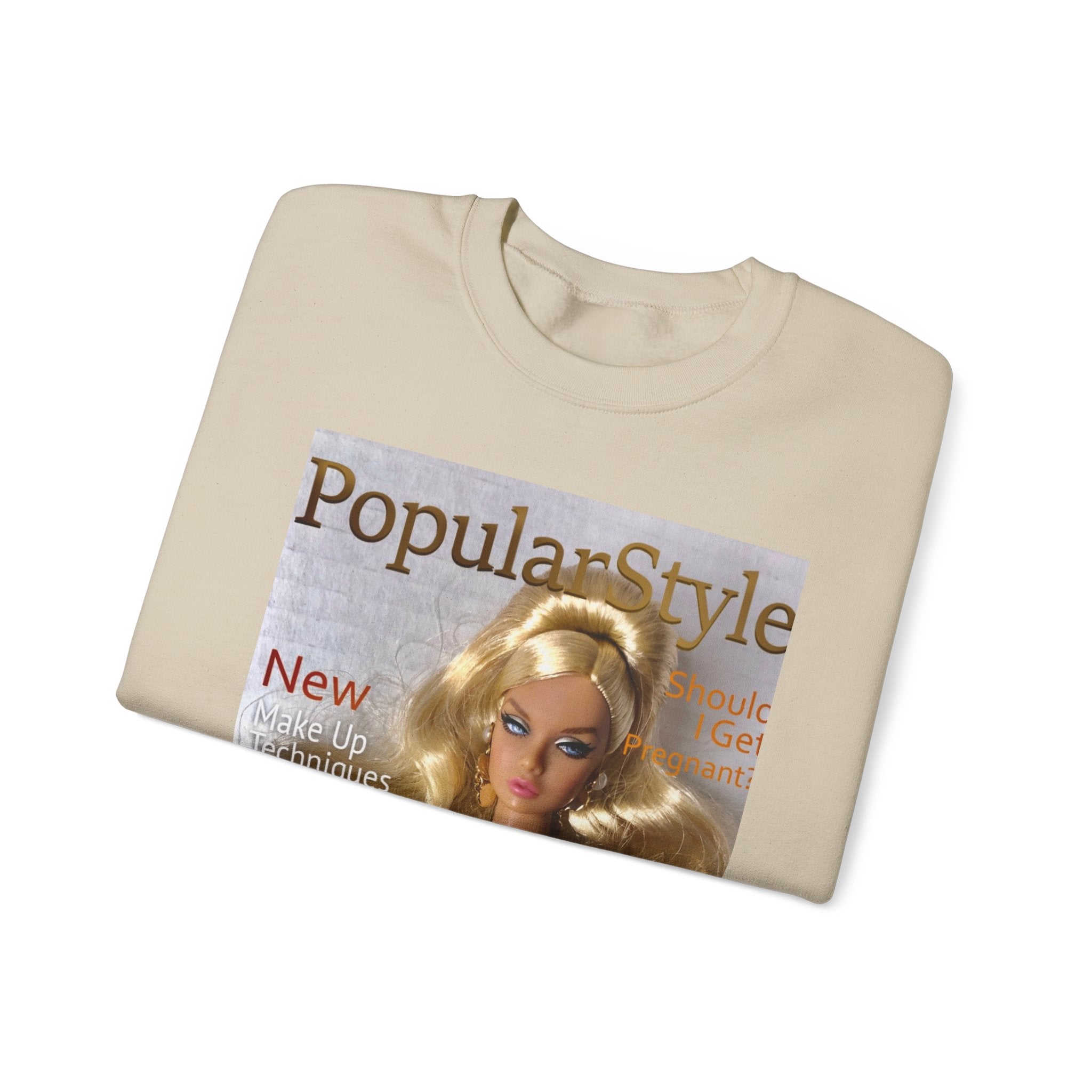 Printify fashion graphic crewneck sweatshirt featuring bold printed design on soft, comfortable fabric.