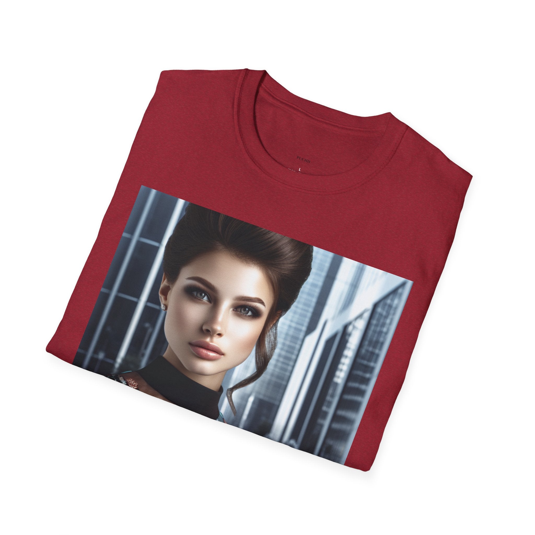 Softstyle T-Shirt by Printify featuring a comfortable fit, plain design, and soft fabric perfect for casual wear.