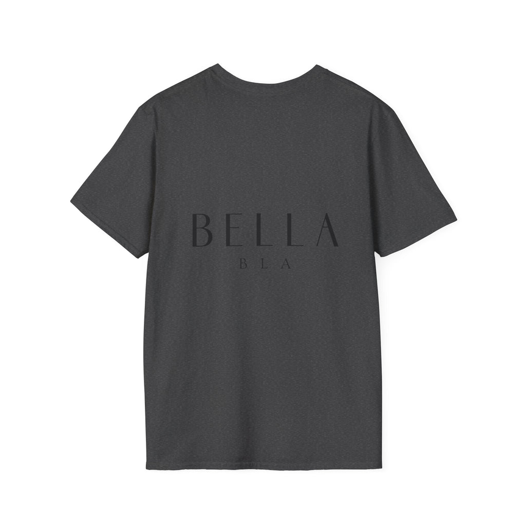 Softstyle T-Shirt by Printify featuring a comfortable fit and classic design, shown in a neutral color with a smooth fabric texture.