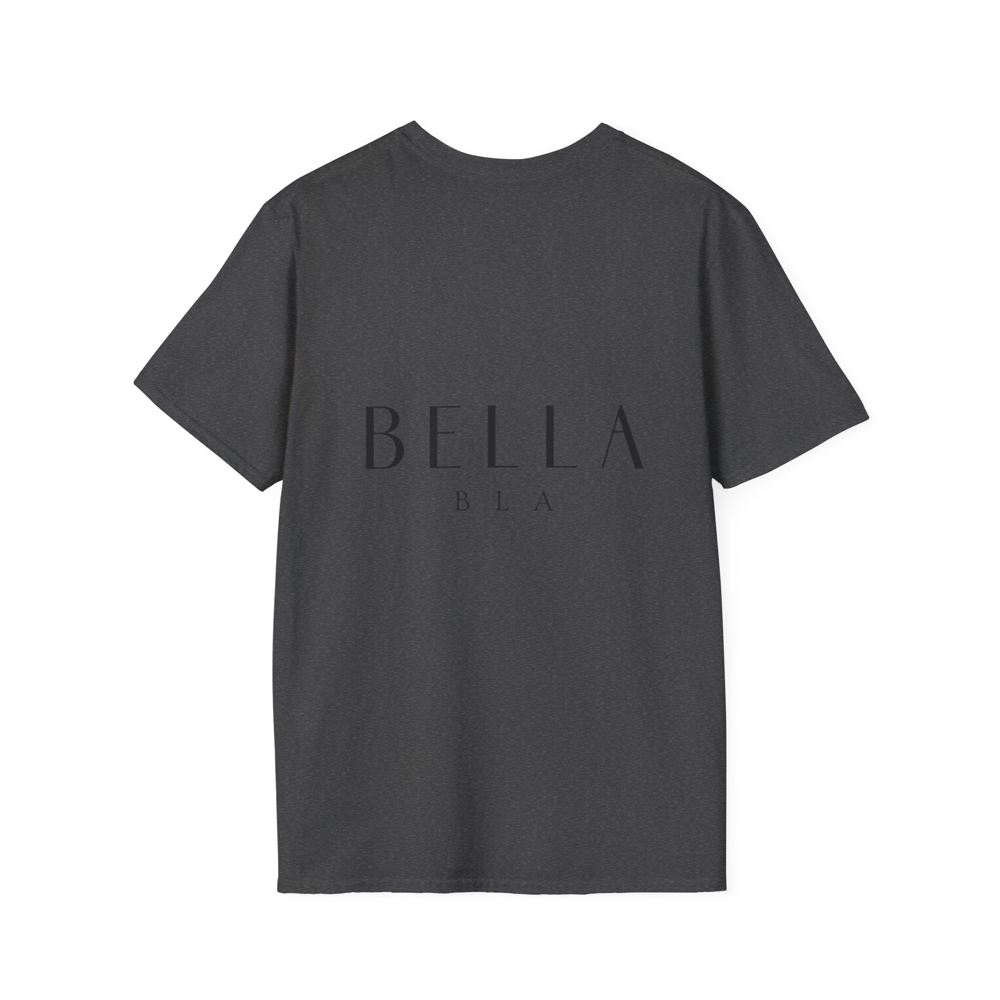 Softstyle T-Shirt by Printify featuring a comfortable fit and classic design, shown in a neutral color with a smooth fabric texture.