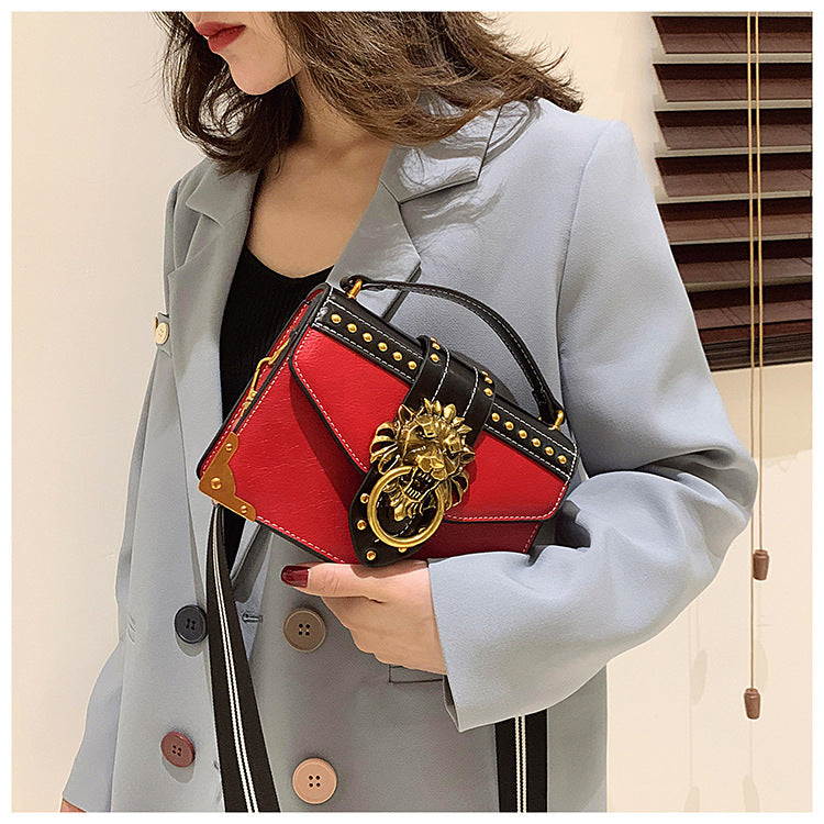Lion Head Crossbody Bag