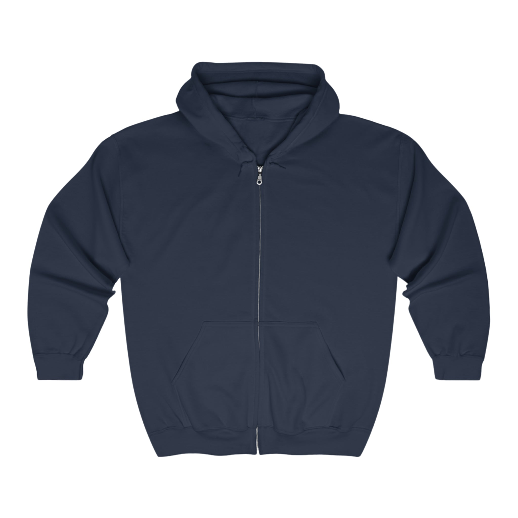 BELLA QR Code full zip hoodie with hood, front pockets, and printed QR code design on soft fabric.
