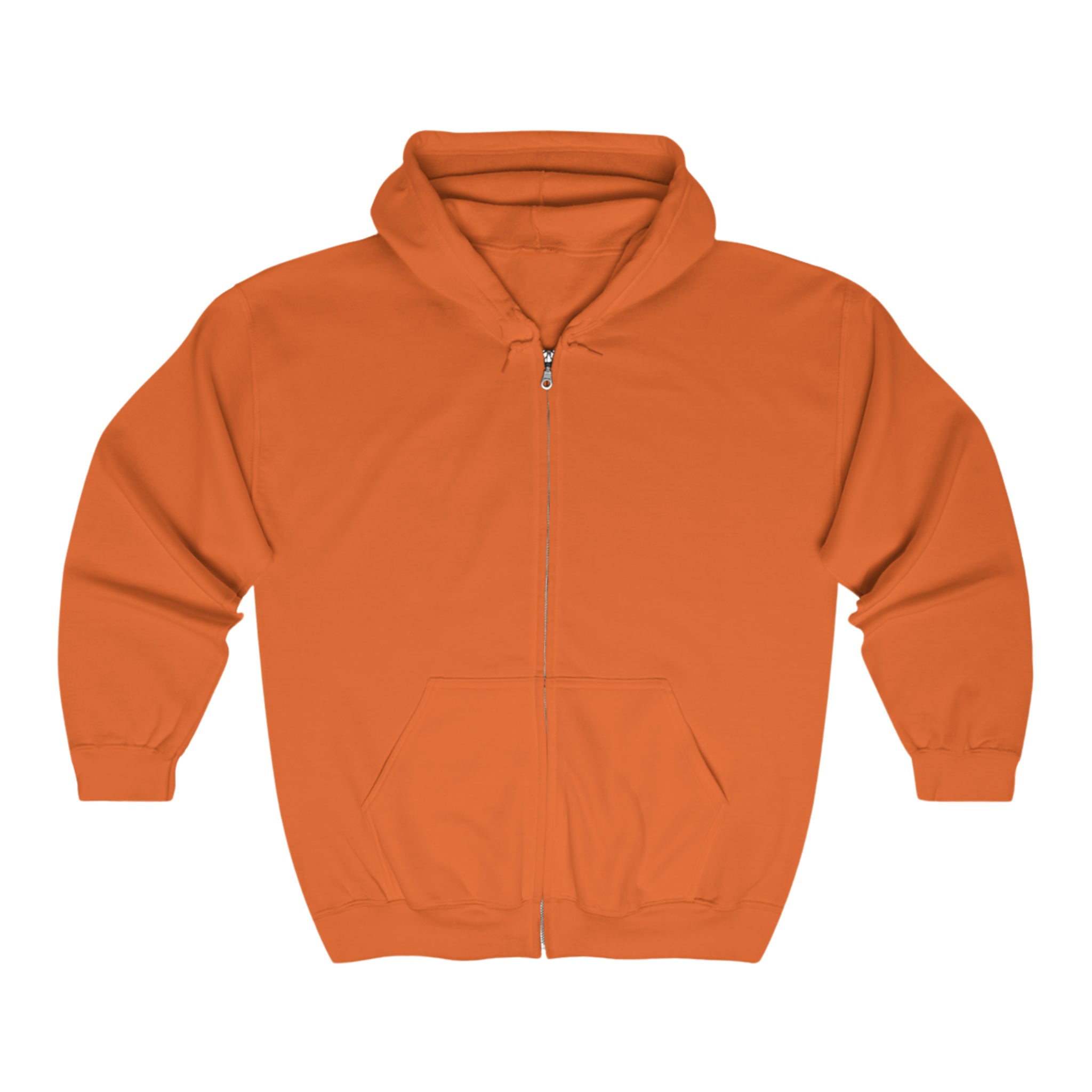 BELLA full zip hoodie with a QR code design, featuring a hood and front pockets, made from soft, comfortable fabric.