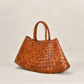 Leather Weave Tote