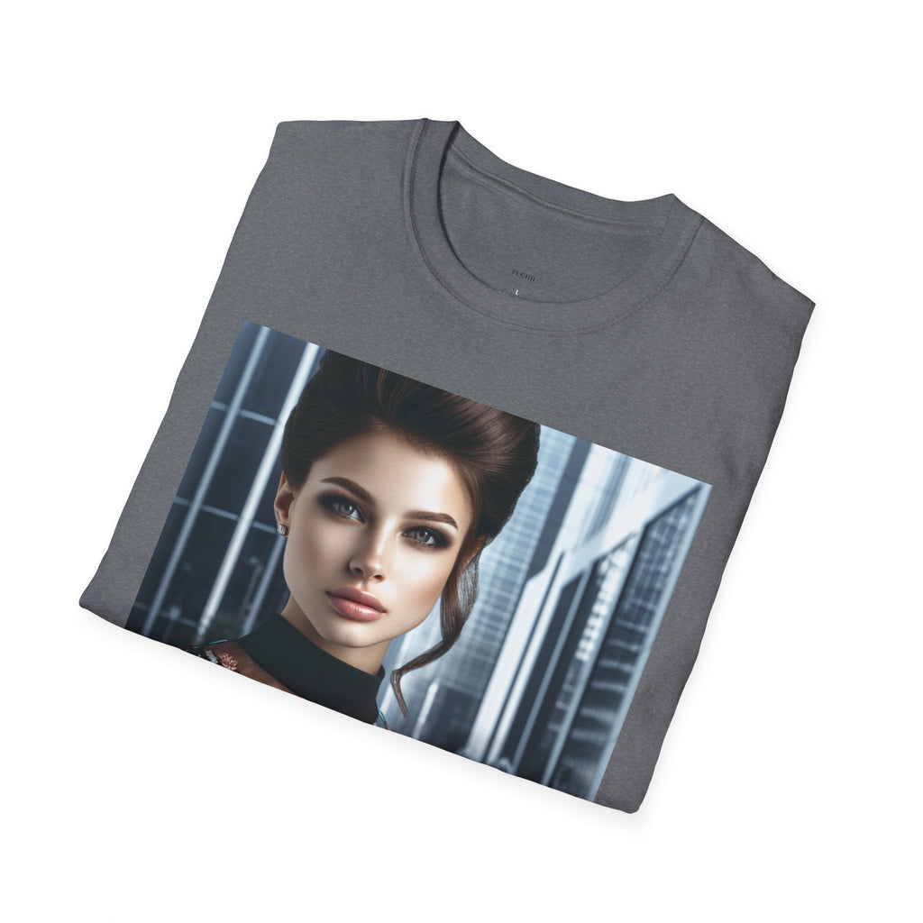 Softstyle T-Shirt by Printify featuring a comfortable cotton fabric and classic fit, shown in a casual, versatile style.