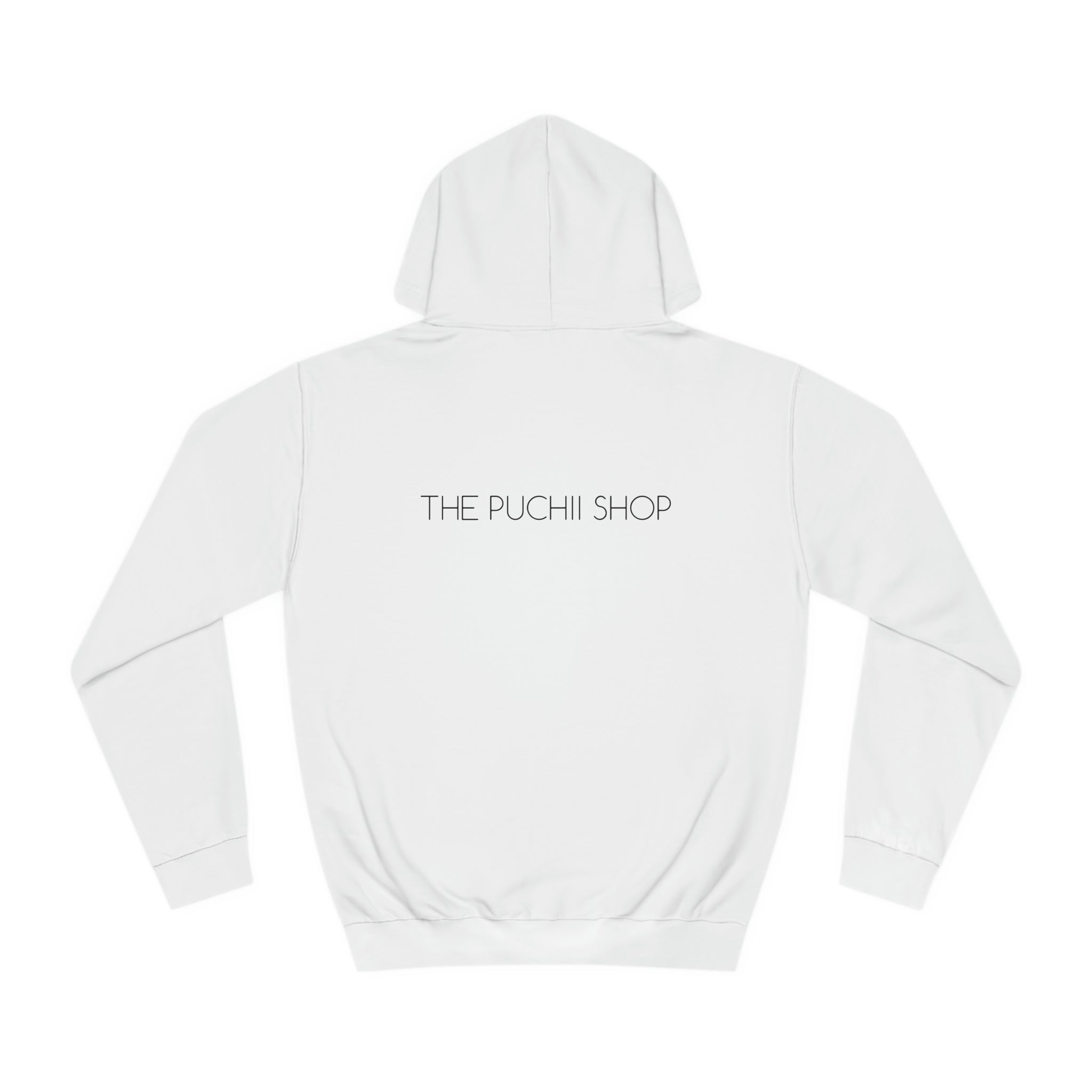 BELLA Signature College Hoodie, navy blue hoodie with front pocket and logo, casual and comfortable for everyday wear