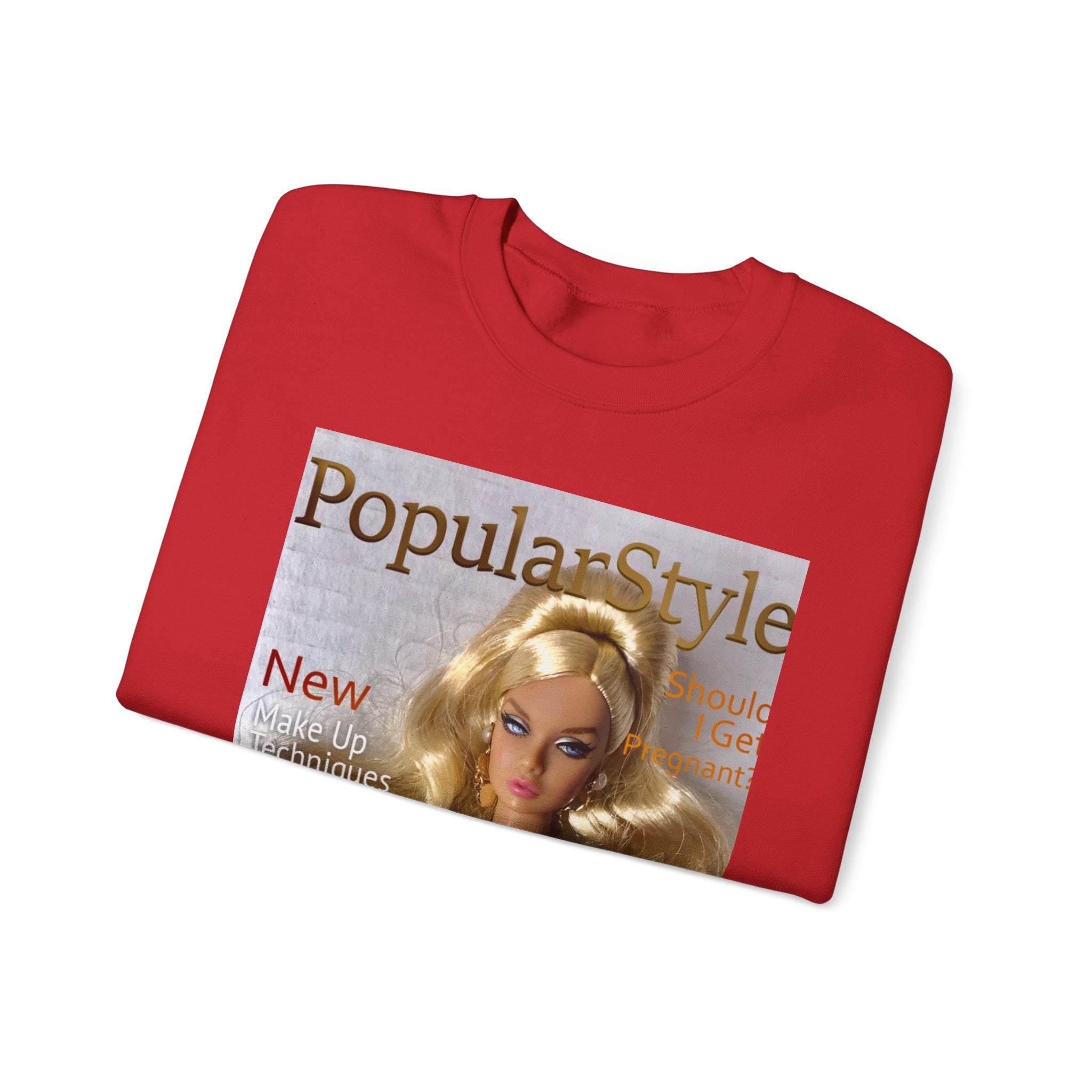 Printify fashion graphic crewneck sweatshirt with vibrant design, soft fabric, and comfortable fit on a neutral background.